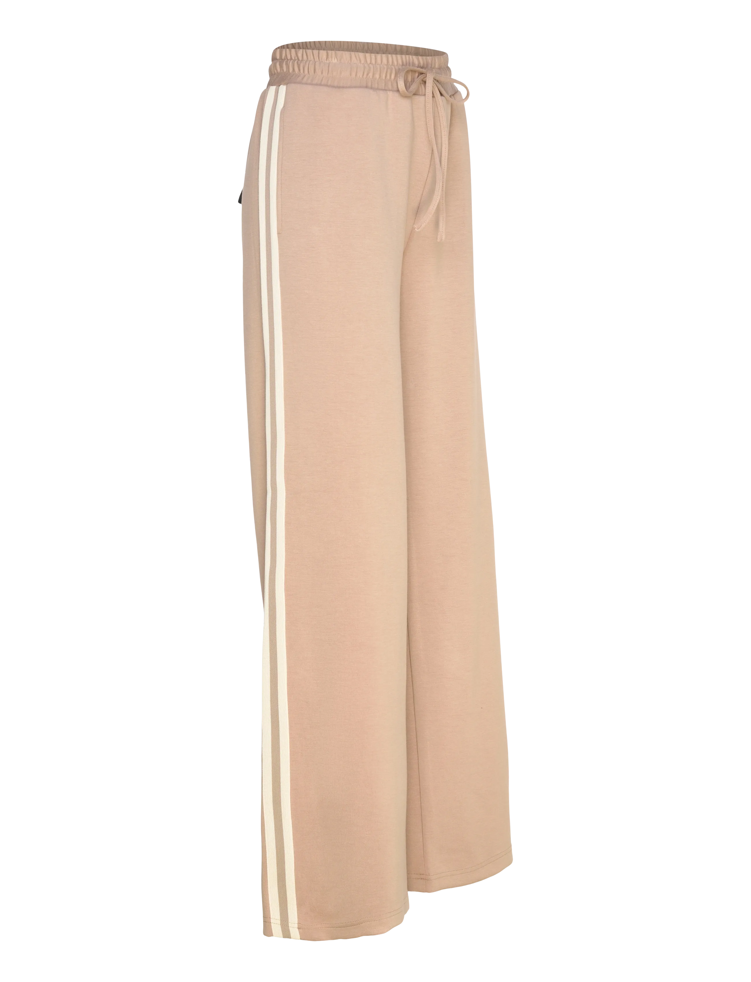 FREE/QUENT - FQLUCINDA-PANTS - kasdienis stilius - silver mink w. star off-white - 4