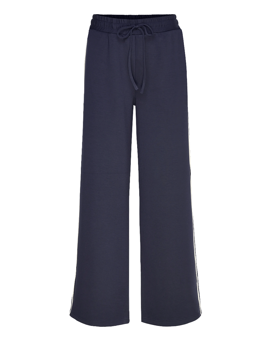 FREE/QUENT - FQLUCINDA-PANTS - hverdags stil - navy blazer w. star off-white - 1