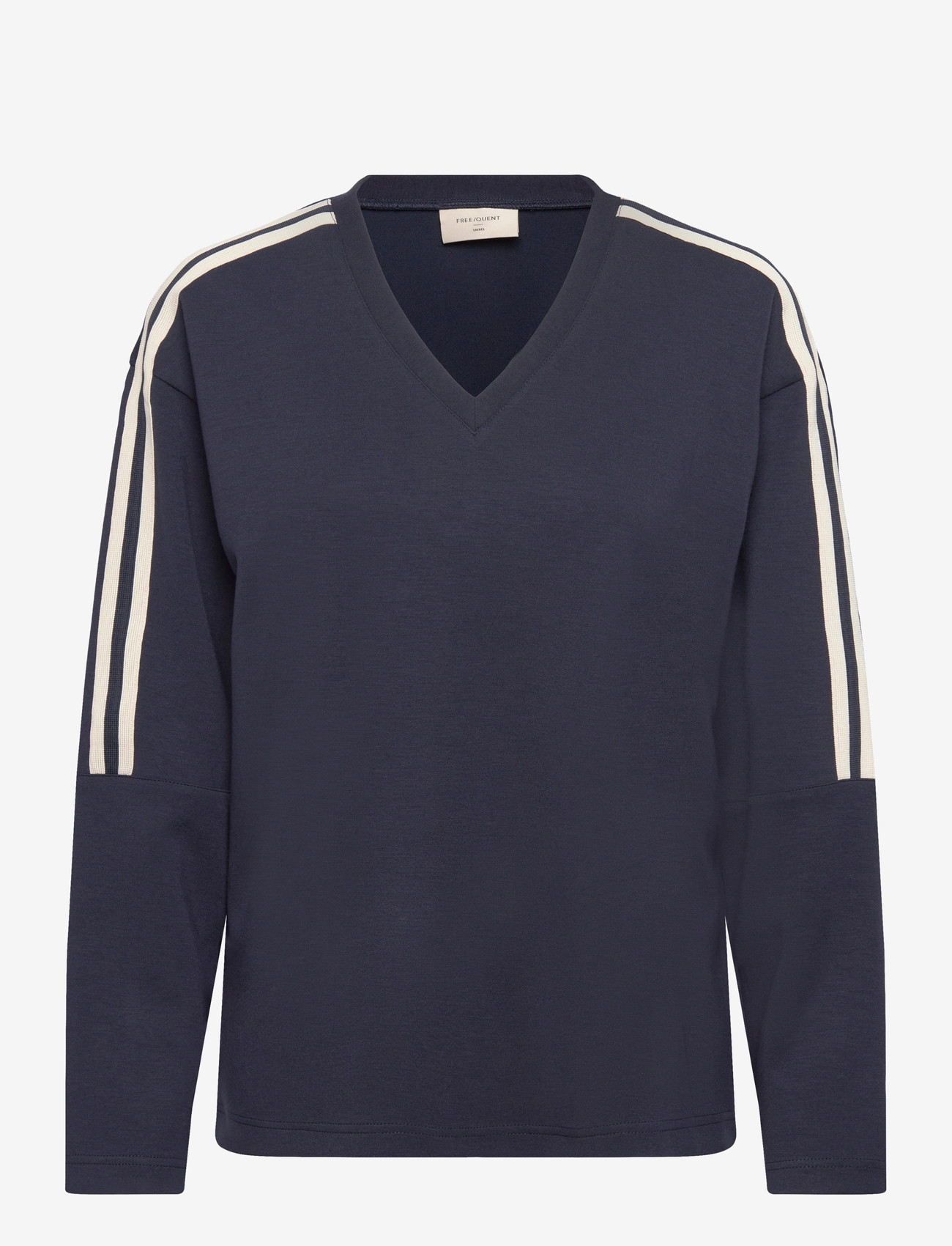 FREE/QUENT - FQLUCINDA-PULLOVER - laveste priser - navy blazer w. star off-white - 1