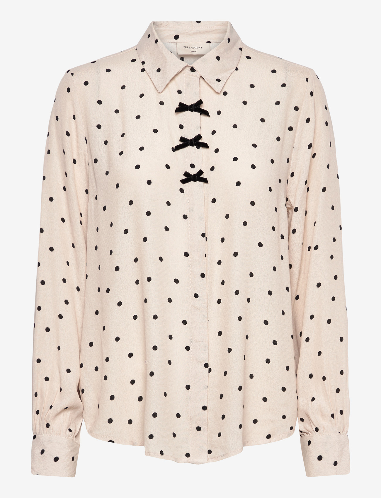 FREE/QUENT - FQLOVY-SHIRT - langærmede skjorter - moonbeam w. black - 1