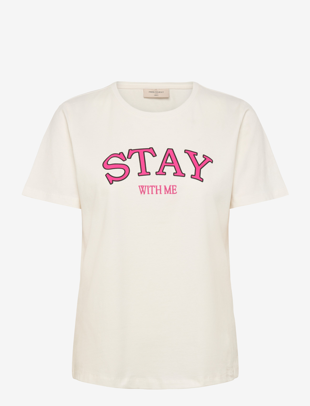 FREE/QUENT - FQFENJAL-TEE - die niedrigsten preise - star off-white w fuchsia purpl - 0