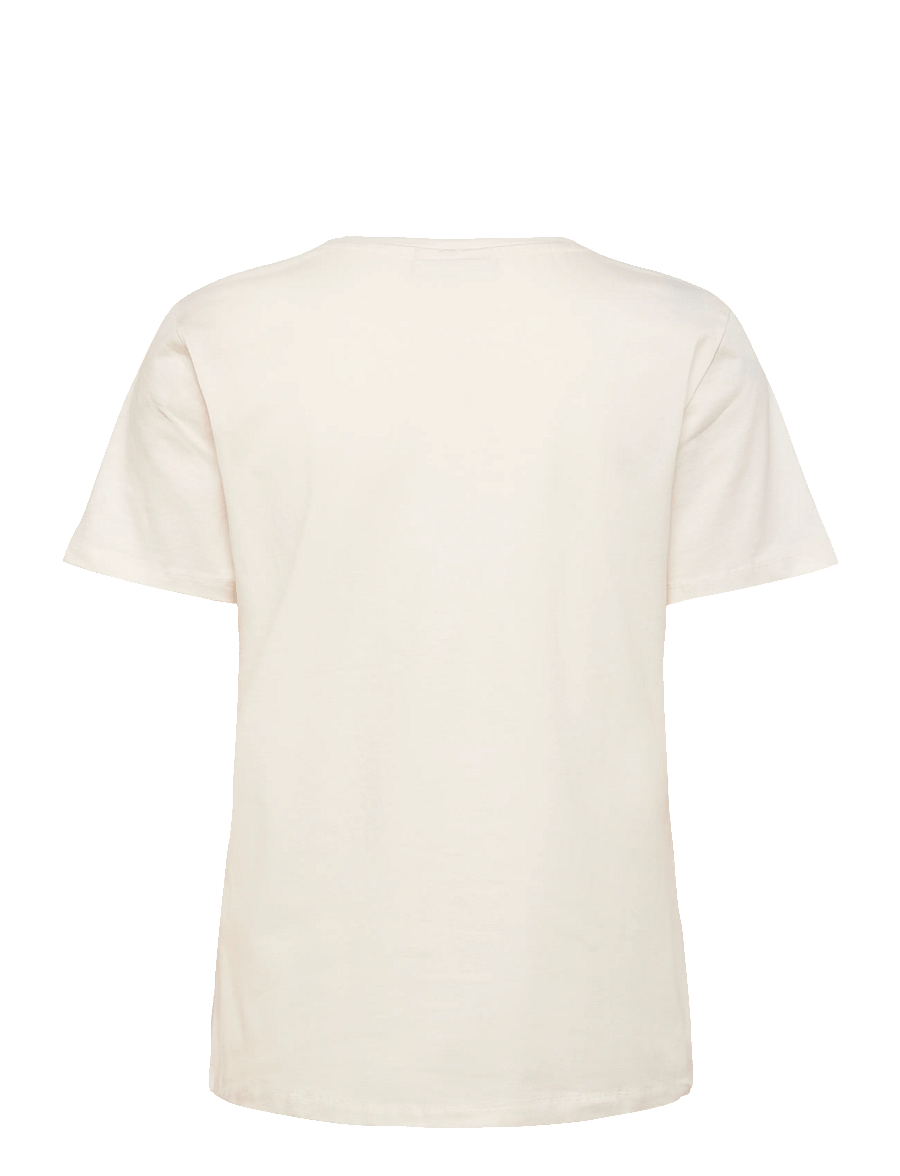 FREE/QUENT - FQFENJAL-TEE - t-shirts - star off-white w fuchsia purpl - 2