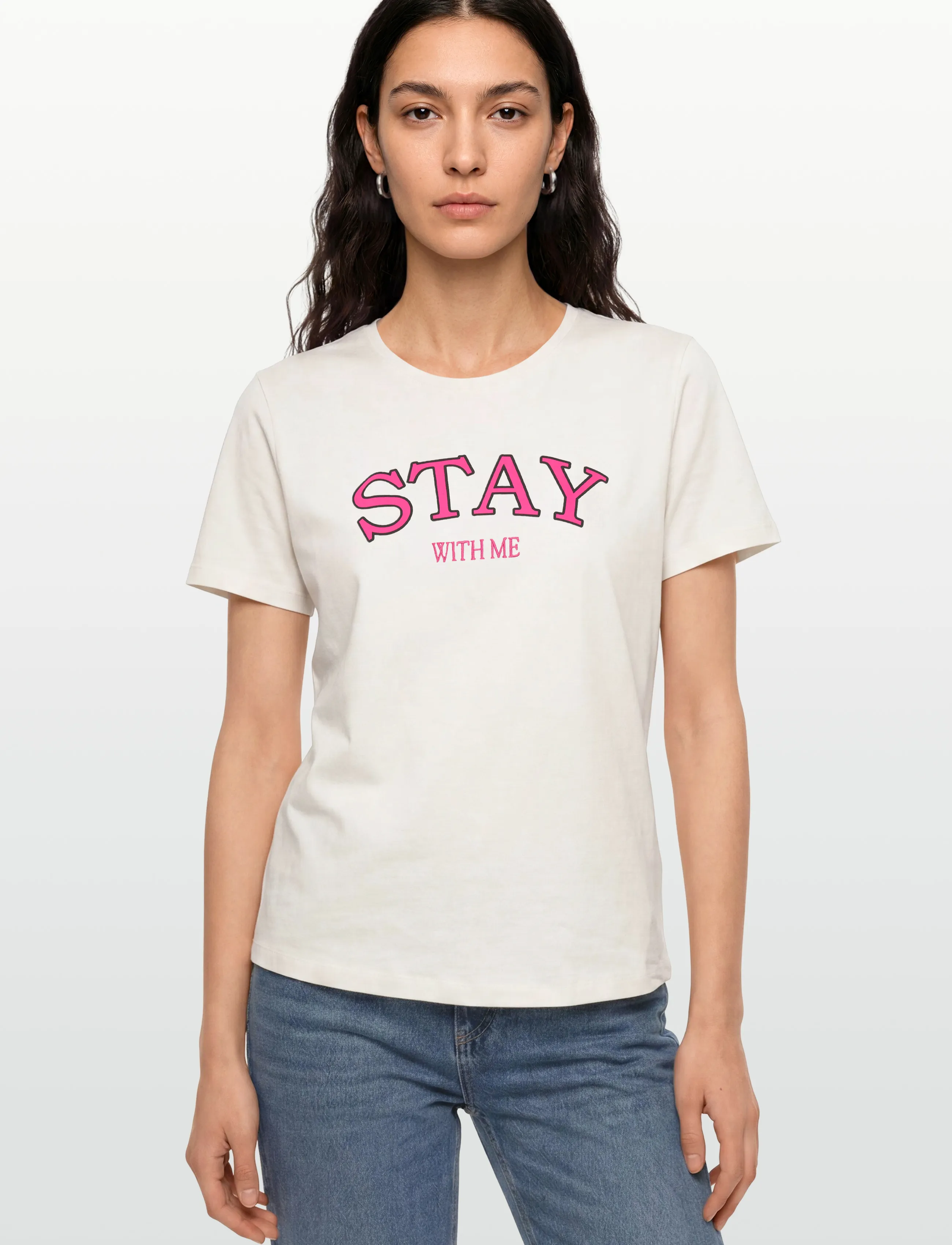FREE/QUENT - FQFENJAL-TEE - lägsta priserna - star off-white w fuchsia purpl - 3