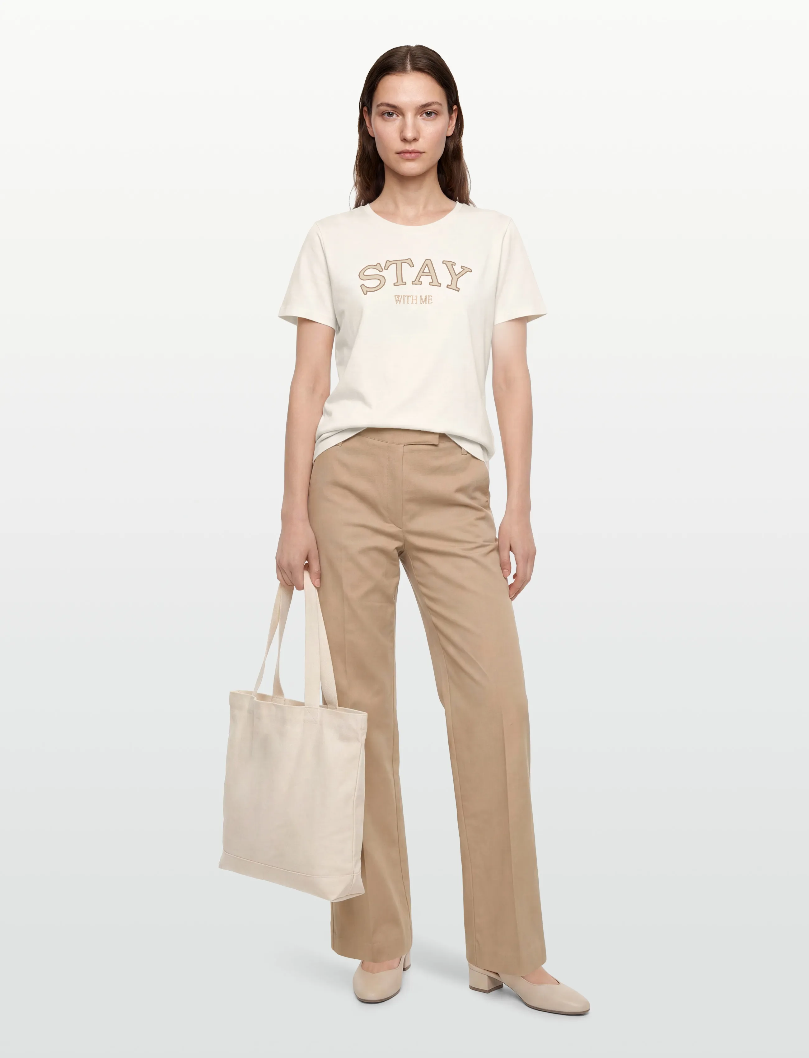 FREE/QUENT Fqfenjal-Tee, Kvinder, T-Shirt, Cream, Str: L