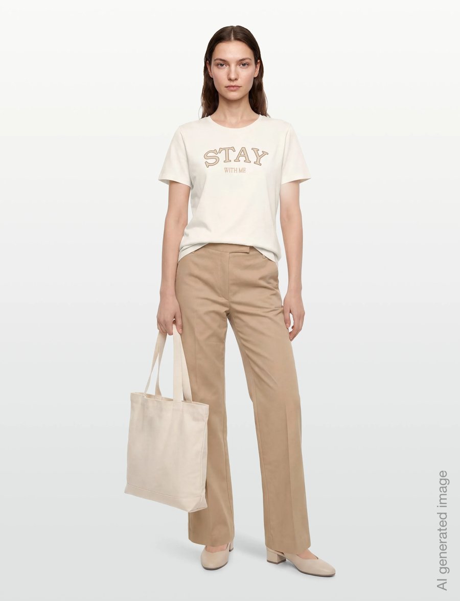 FREE/QUENT - FQFENJAL-TEE - t-shirts - star off-white w. moonbeam - 0
