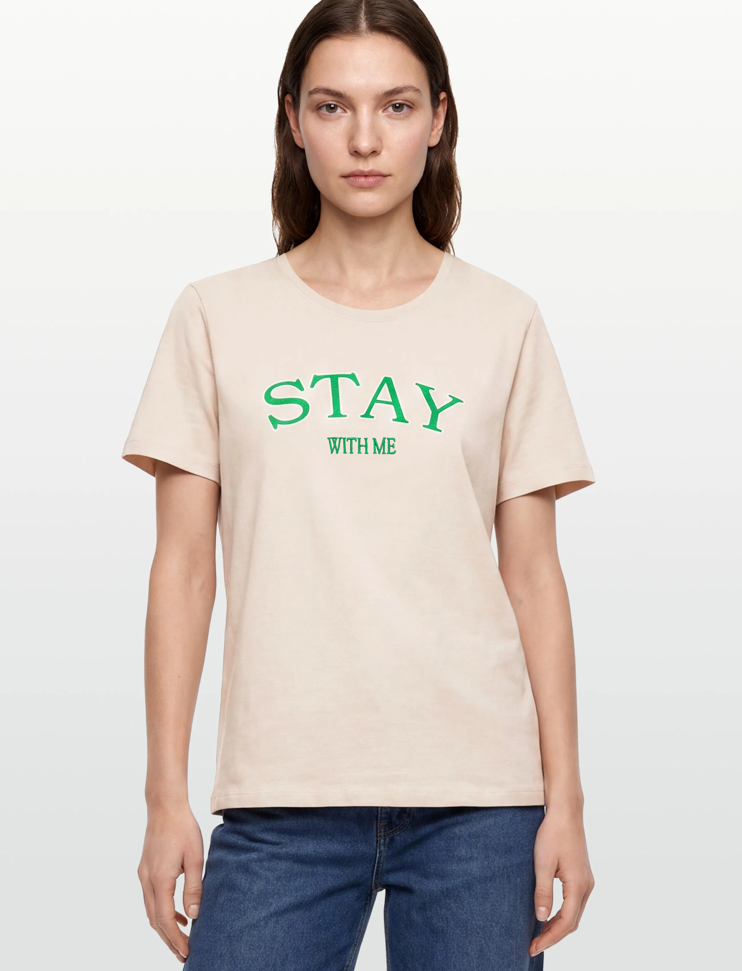 FREE/QUENT - FQFENJAL-TEE - die niedrigsten preise - moonbeam w. bright green - 3