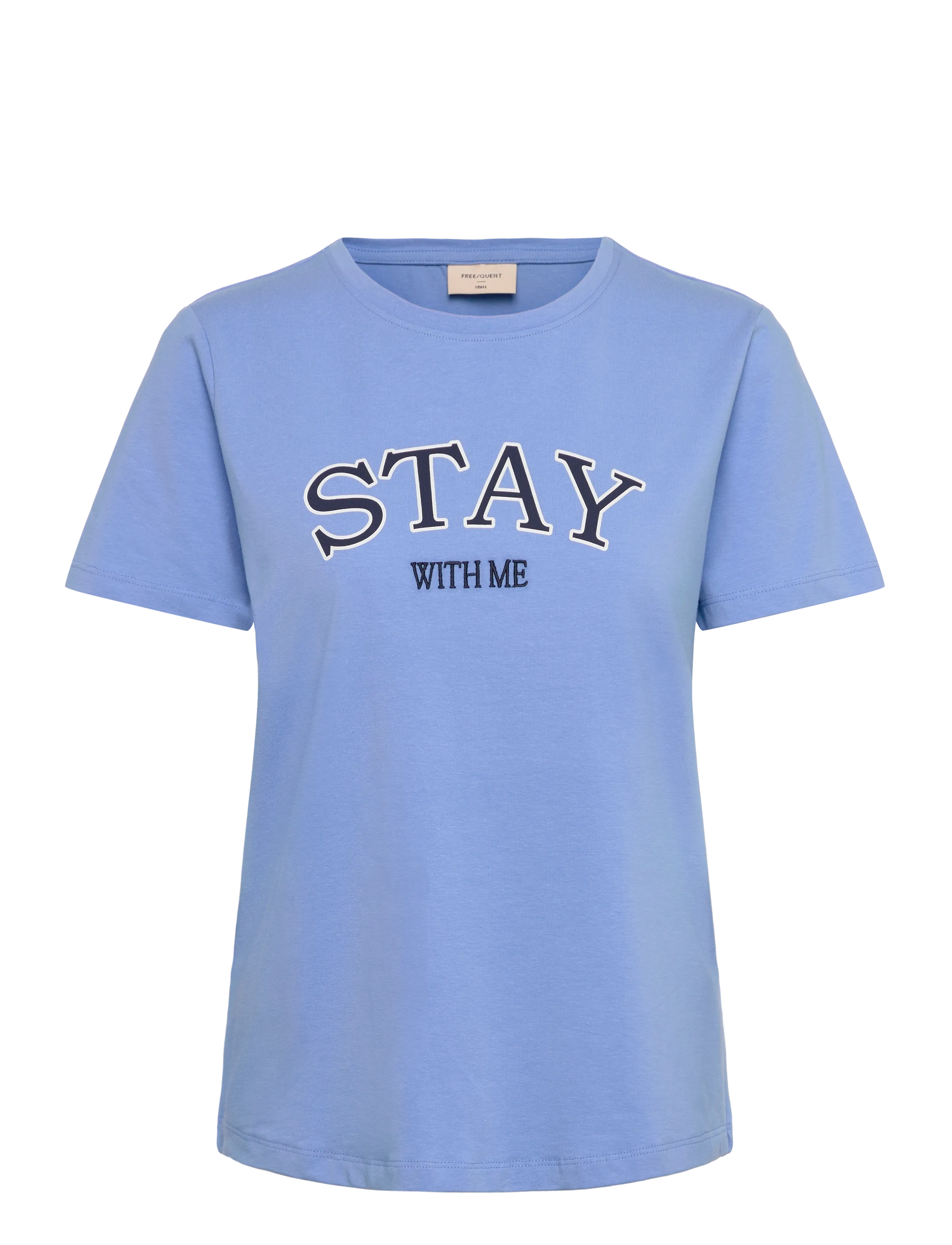 FREE/QUENT FQFENJAL-TEE - T-shirts - VISTA BLUE W. NAVY BLAZER / blue