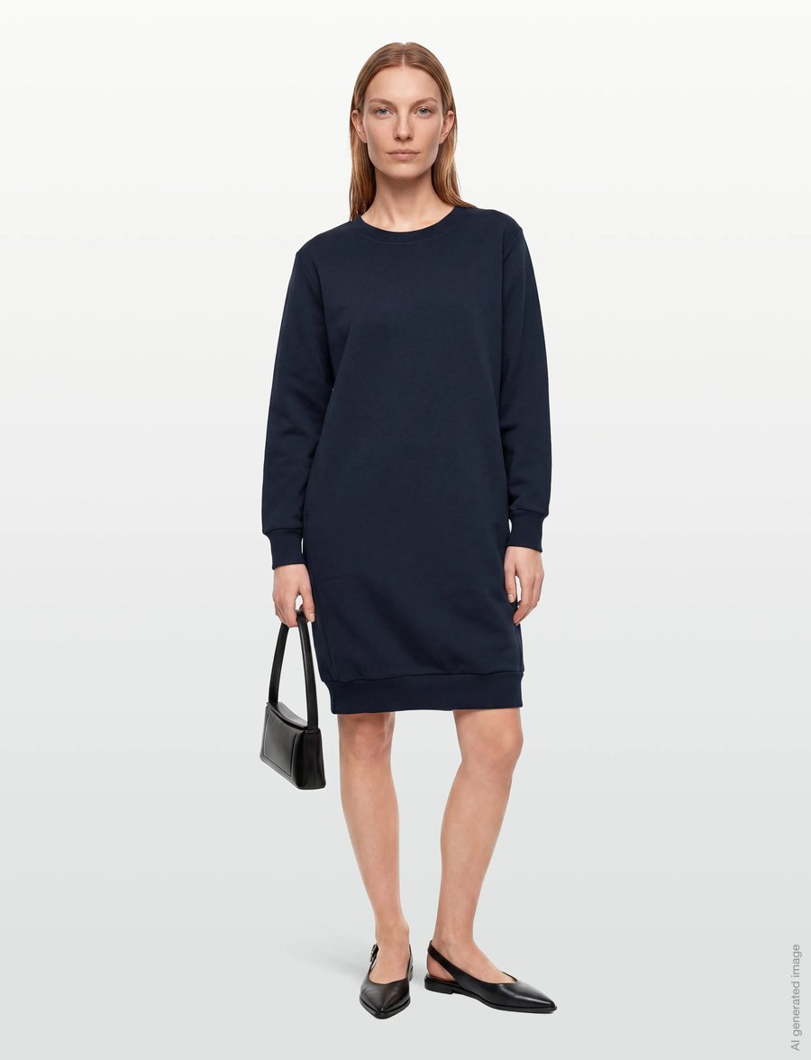 FREE/QUENT - FQKAMELA-DRESS - midi kjoler - navy blazer - 0