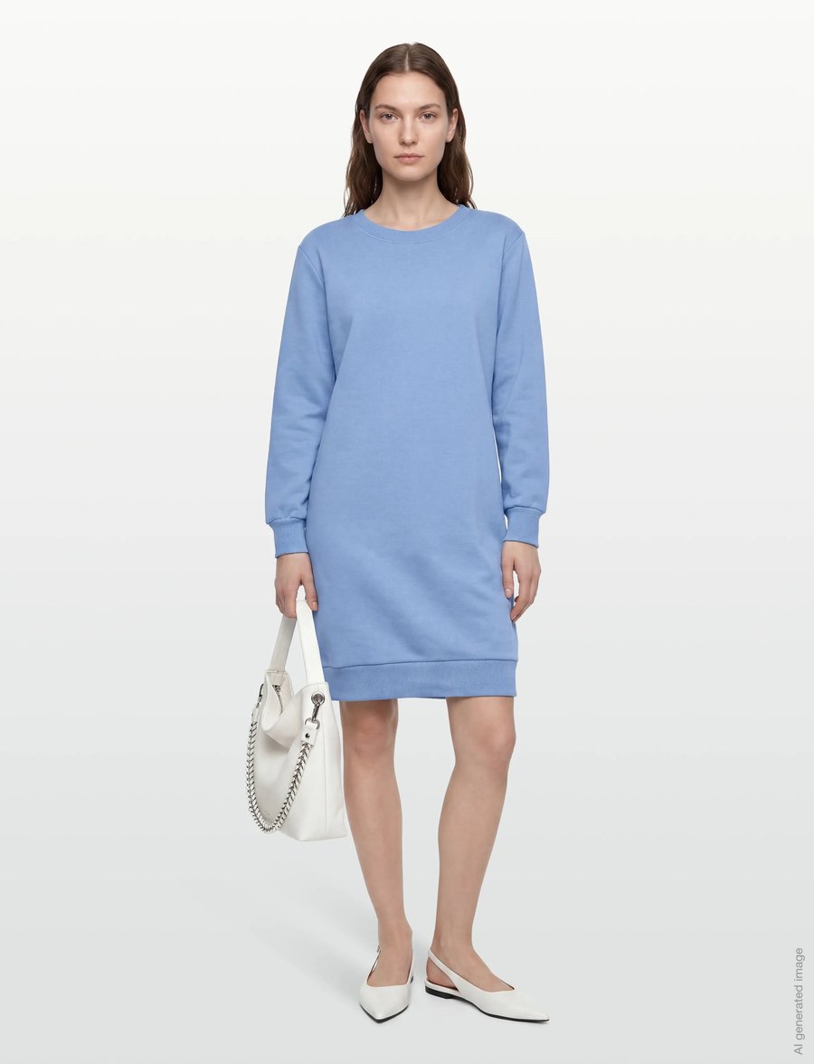 FREE/QUENT - FQKAMELA-DRESS - midi kjoler - vista blue - 0