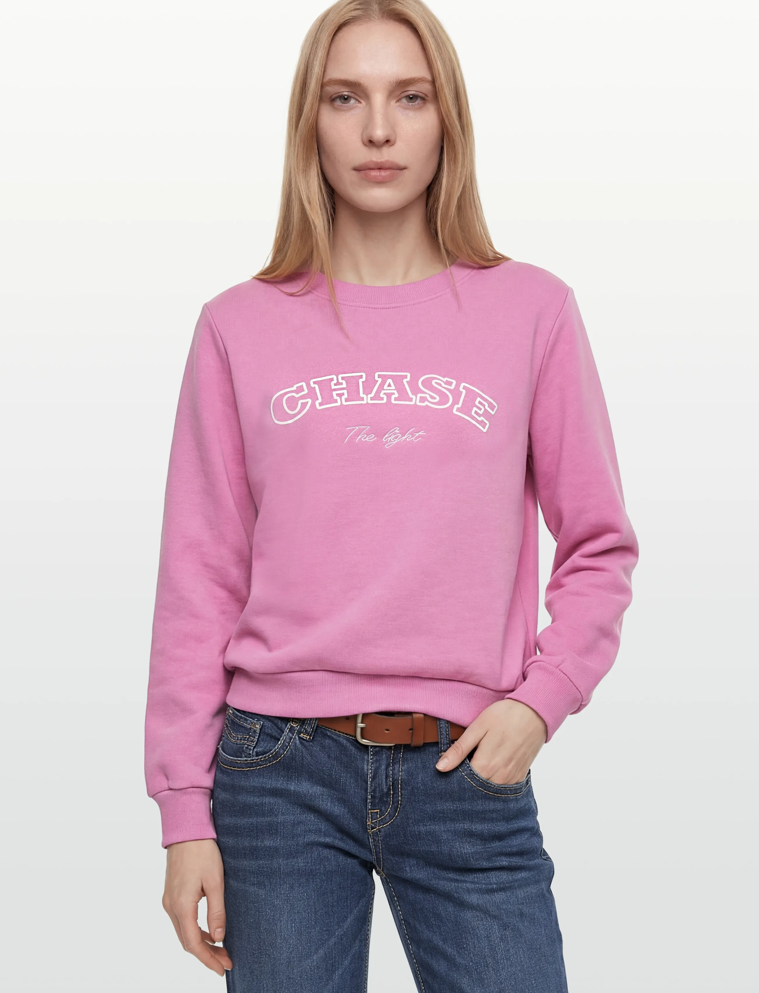 FREE/QUENT - FQKAMELA-PULLOVER - vardagsstil - wild orchid w. star off-white - 3