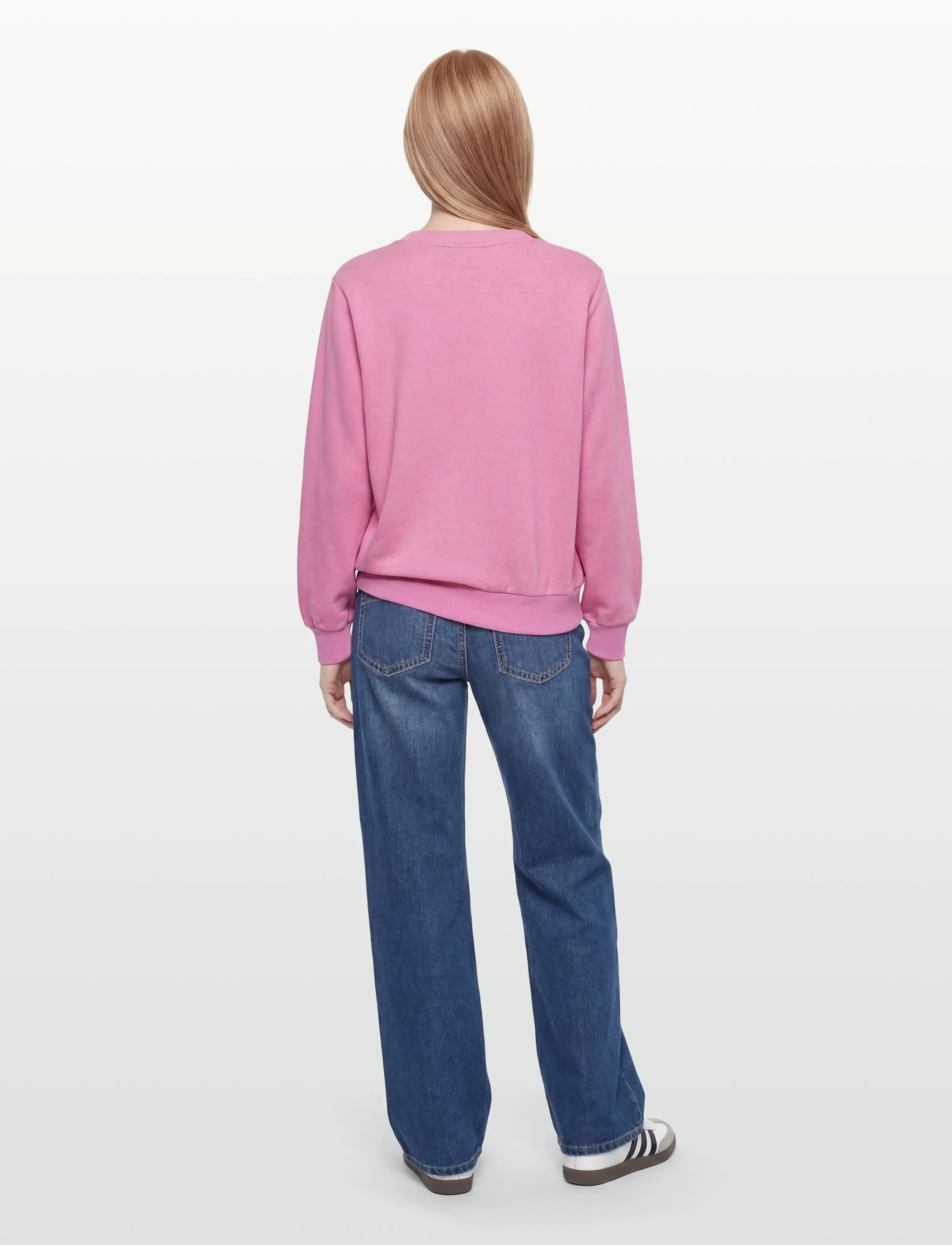 FREE/QUENT - FQKAMELA-PULLOVER - vardagsstil - wild orchid w. star off-white - 4