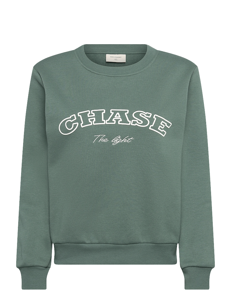 FREE/QUENT - FQKAMELA-PULLOVER - alltags-style - dark forest w. star off-white - 1