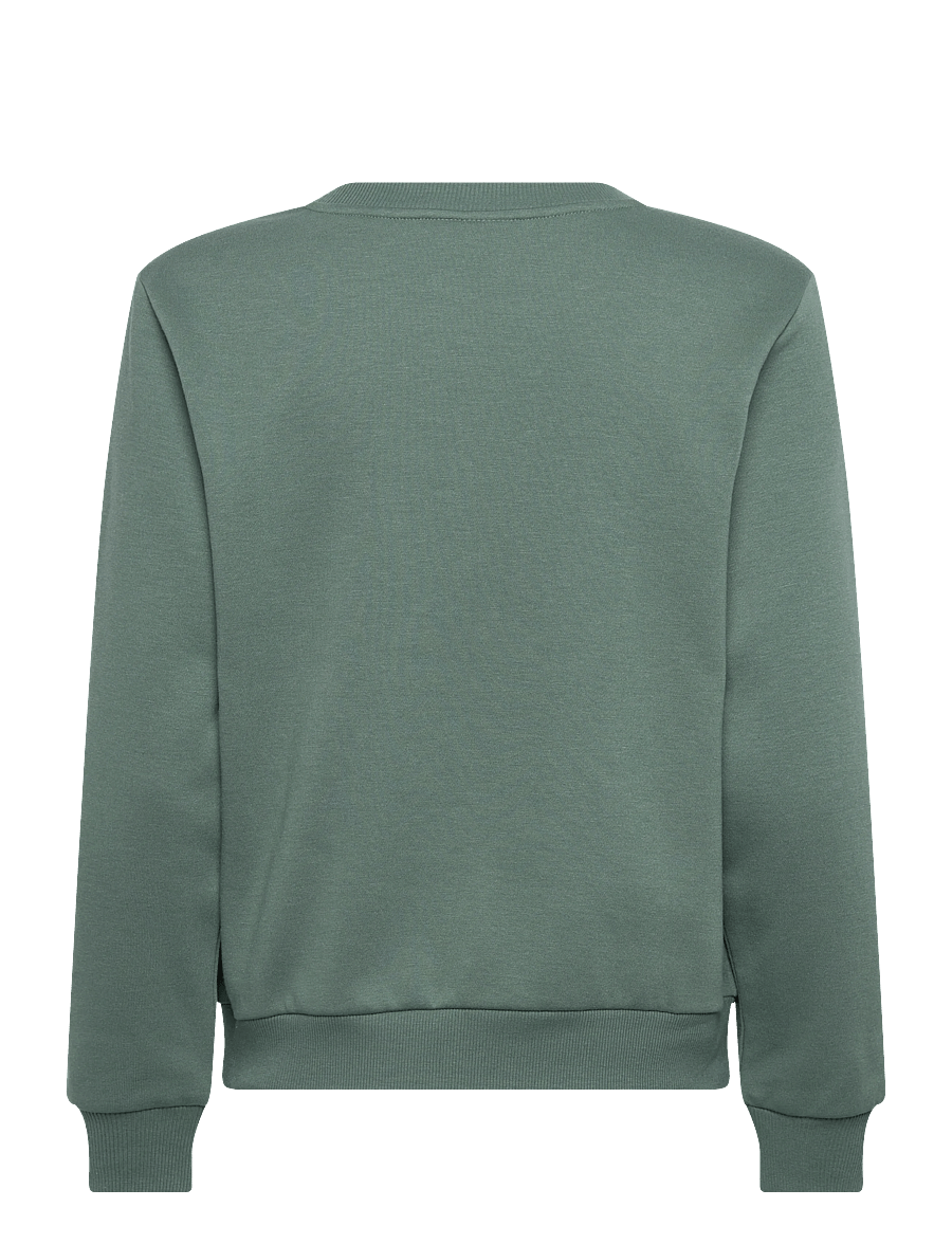 FREE/QUENT - FQKAMELA-PULLOVER - sweatshirts - dark forest w. star off-white - 2