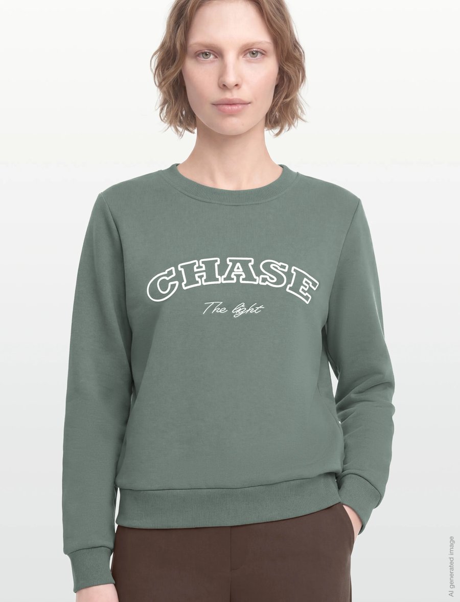 FREE/QUENT - FQKAMELA-PULLOVER - sweatshirts - dark forest w. star off-white - 3
