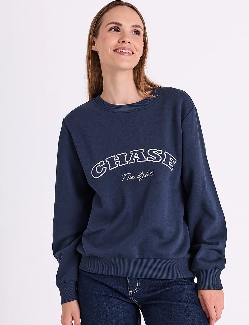 FREE/QUENT - FQKAMELA-PULLOVER - alltags-style - navy blazer w. star off-white - 0