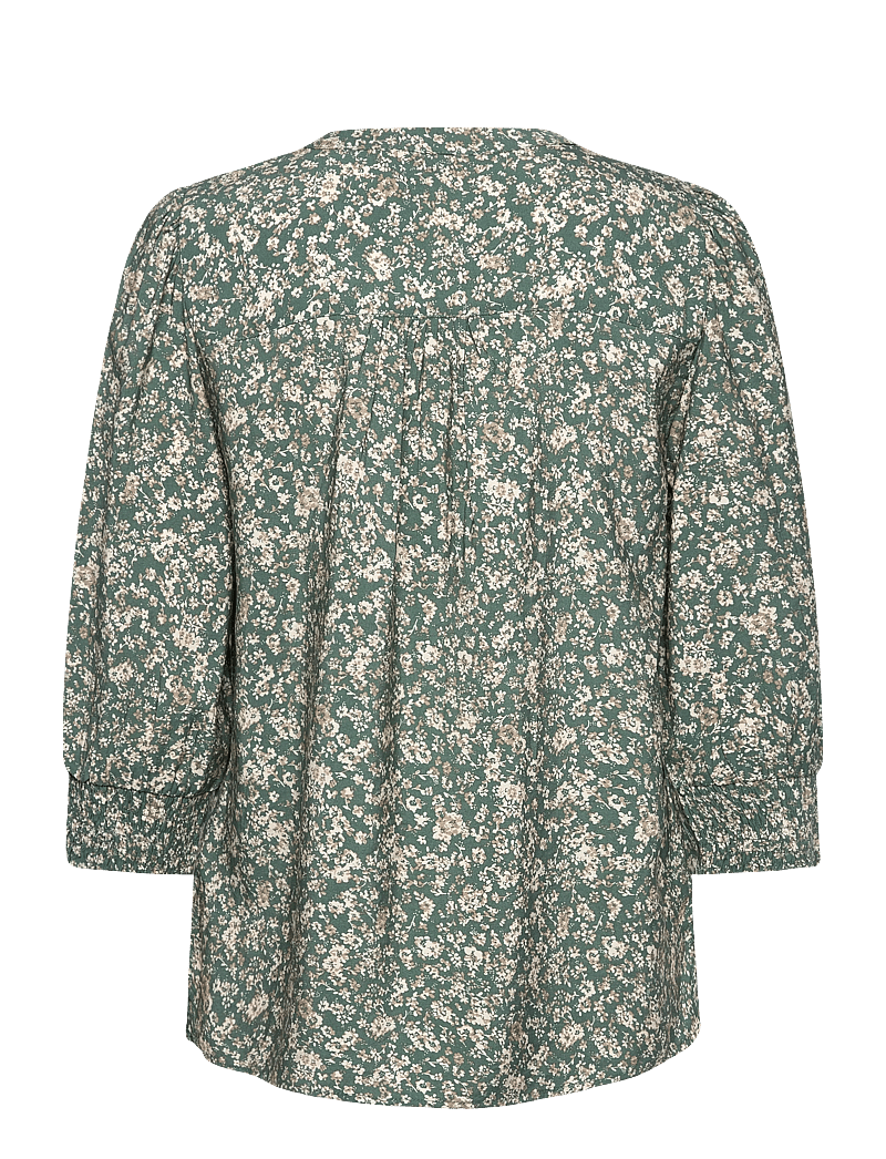 FREE/QUENT - FQMOLLI-SHIRT - langærmede skjorter - dark forest w. moonbeam - 2