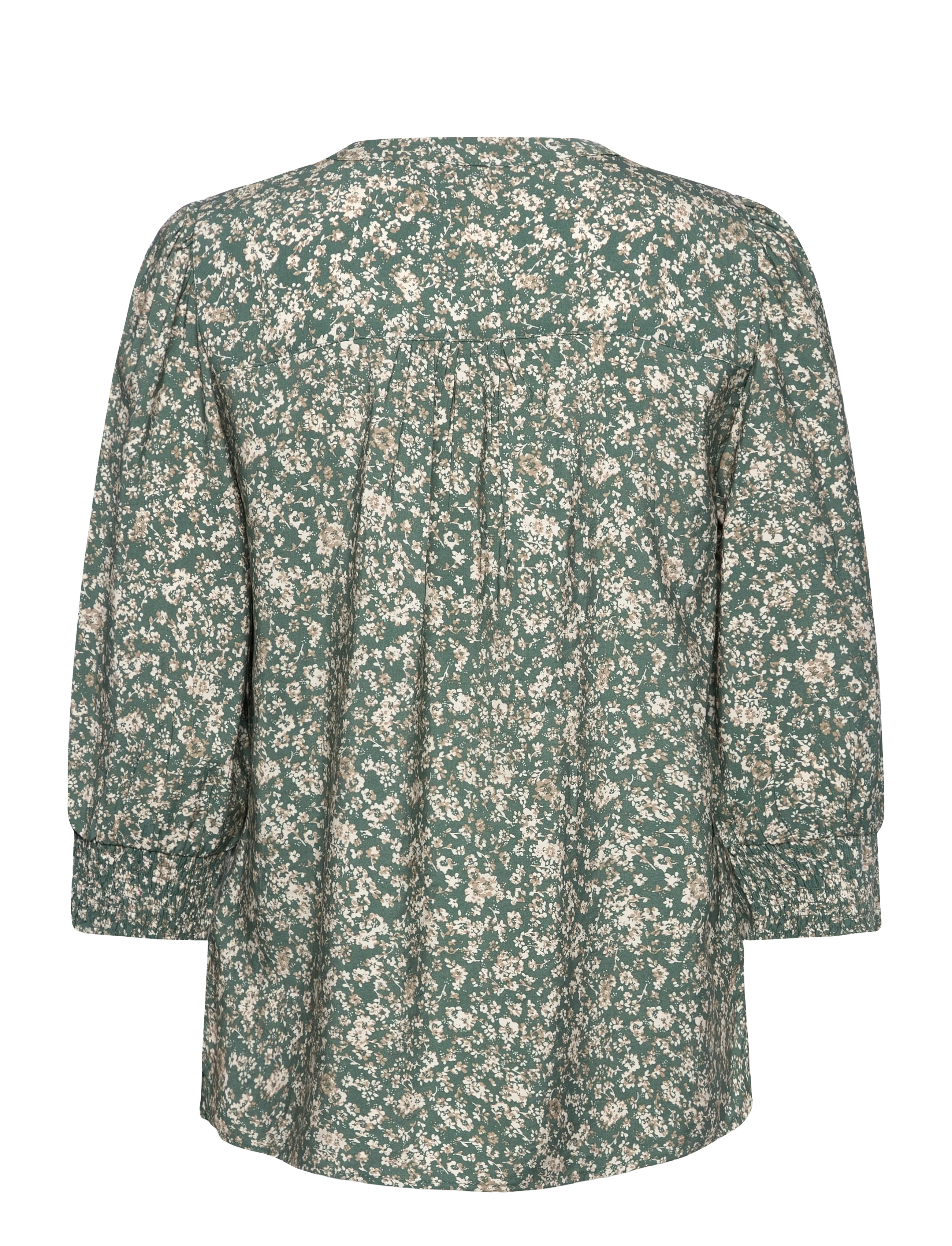 FREE/QUENT - FQMOLLI-SHIRT - long-sleeved shirts - dark forest w. moonbeam - 2