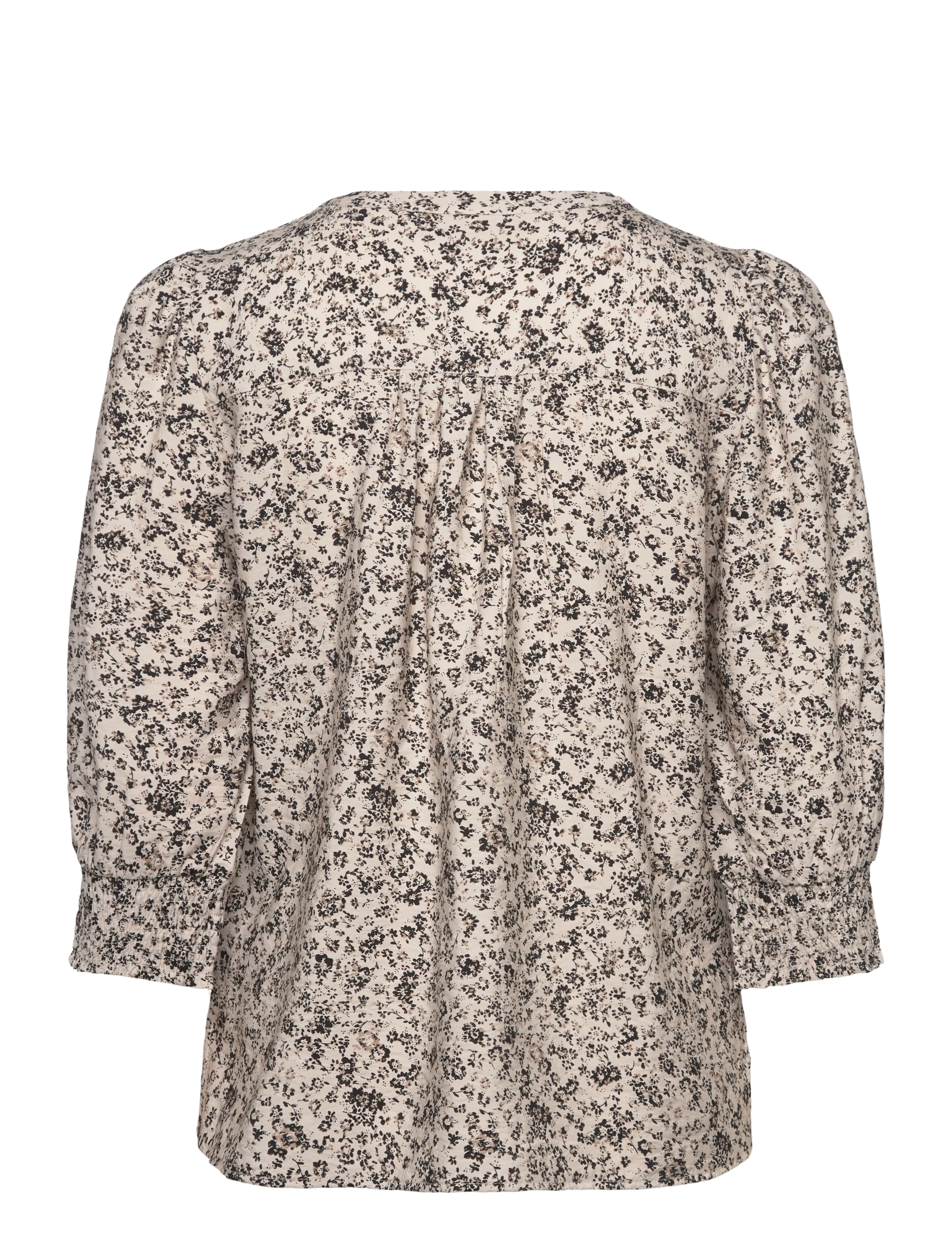 FREE/QUENT - FQMOLLI-SHIRT - långärmade skjortor - moonbeam w. black - 2