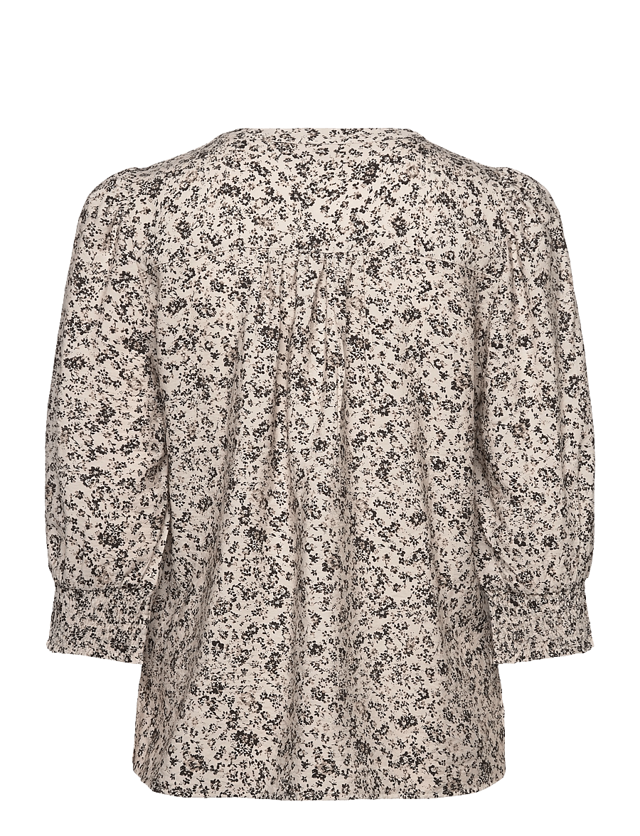 FREE/QUENT - FQMOLLI-SHIRT - långärmade skjortor - moonbeam w. black - 2
