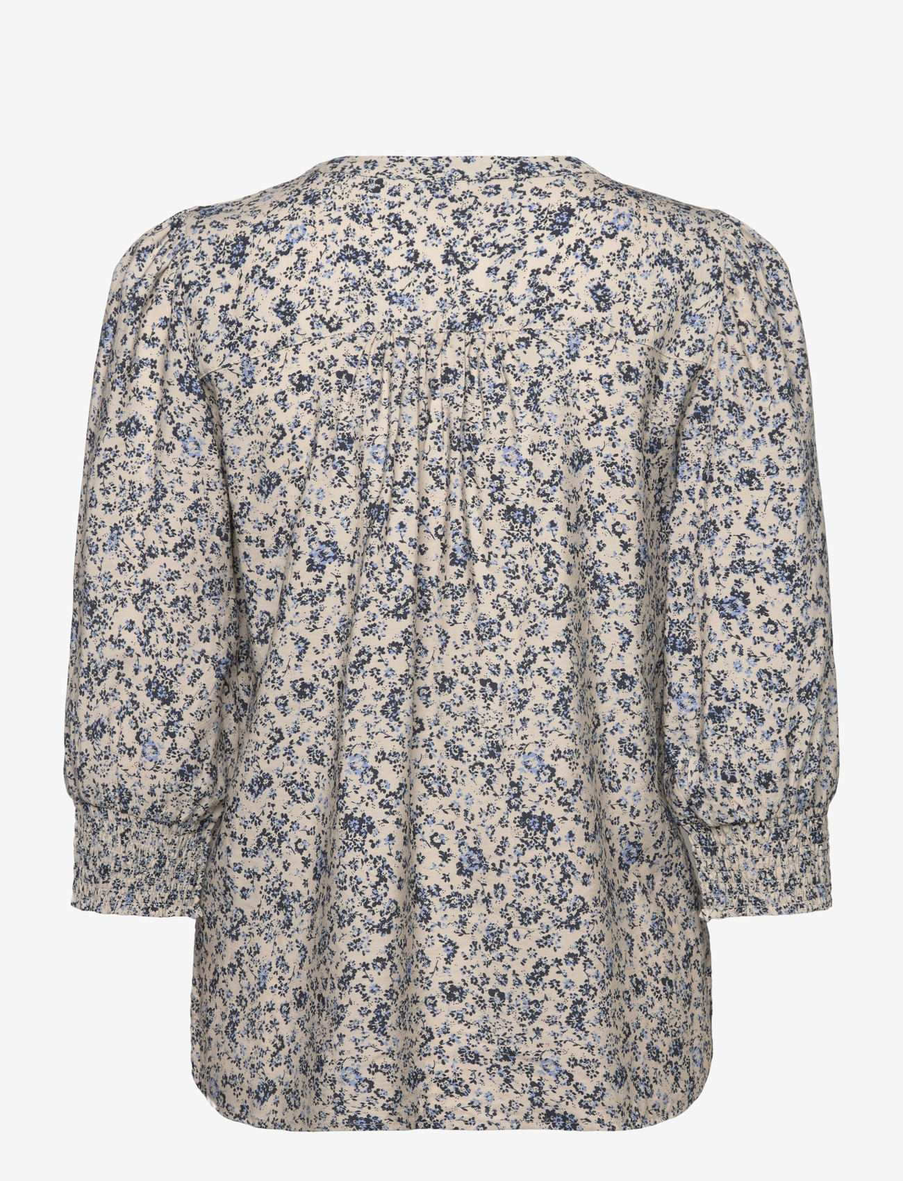 FREE/QUENT - FQMOLLI-SHIRT - long-sleeved shirts - moonbeam w. navy blazer - 1