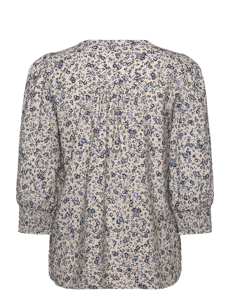 FREE/QUENT - FQMOLLI-SHIRT - langærmede skjorter - moonbeam w. navy blazer - 2