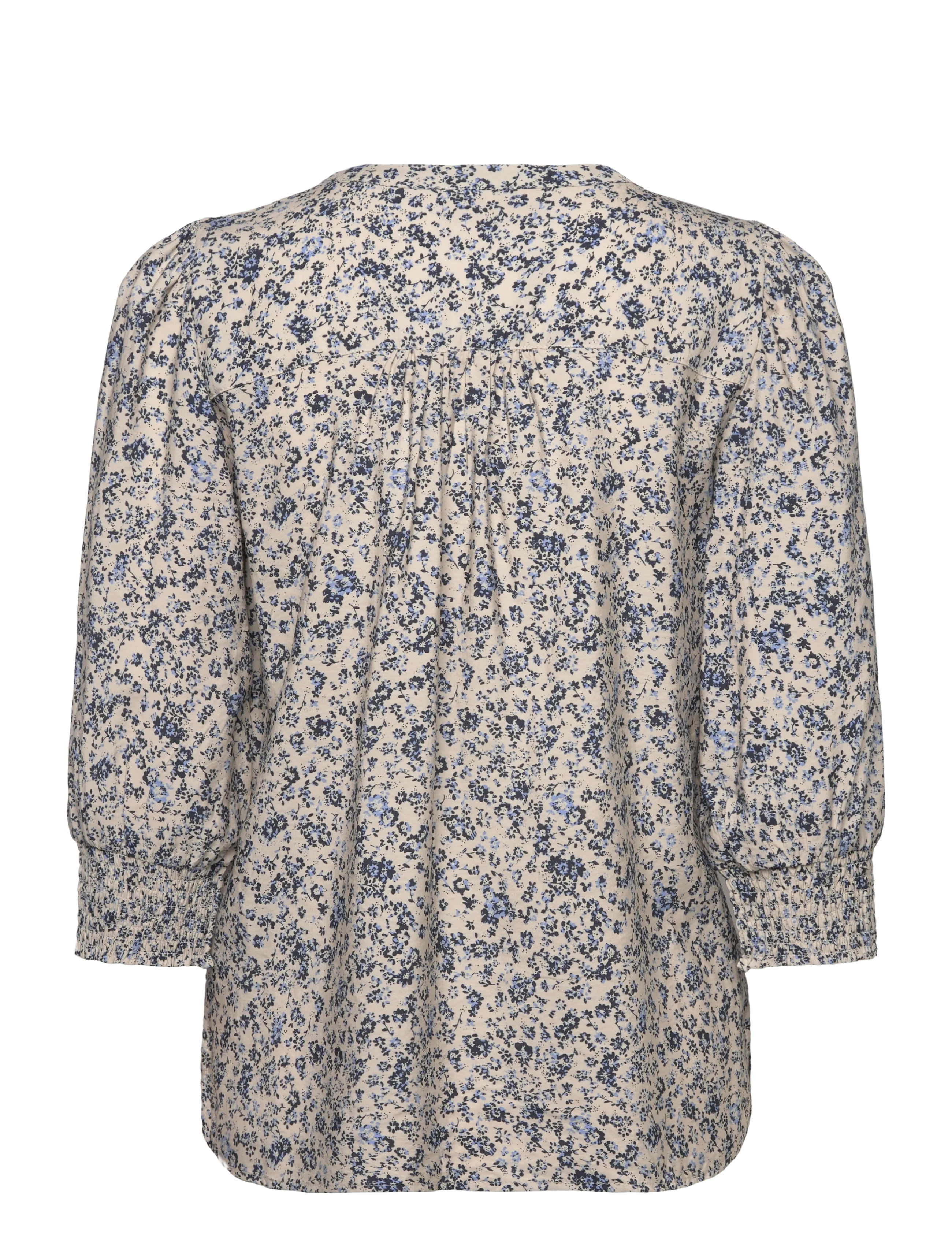 FREE/QUENT - FQMOLLI-SHIRT - long-sleeved shirts - moonbeam w. navy blazer - 2