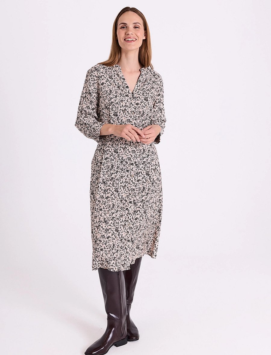 FREE/QUENT - FQMOLLI-DRESS - sommerkjoler - moonbeam w. black - 0