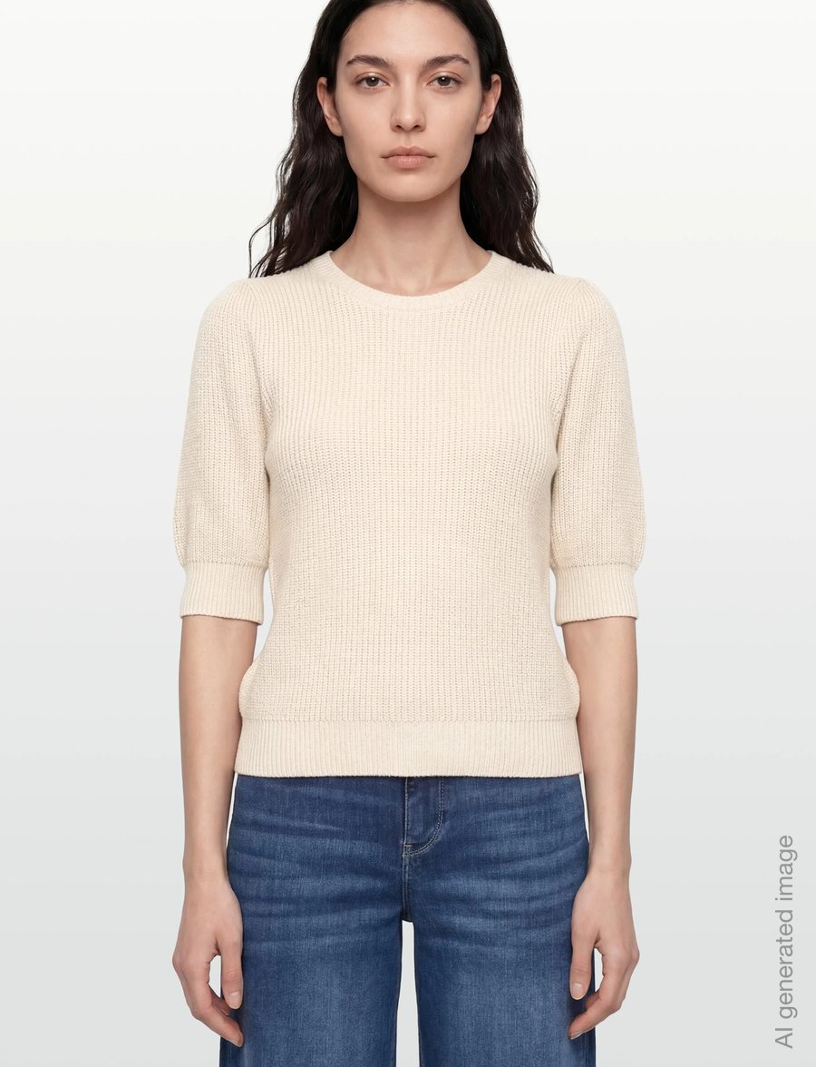 FREE/QUENT - FQCLARRY-PULLOVER - striktrøjer - moonbeam - 3
