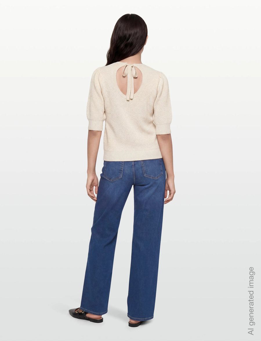 FREE/QUENT - FQCLARRY-PULLOVER - striktrøjer - moonbeam - 4