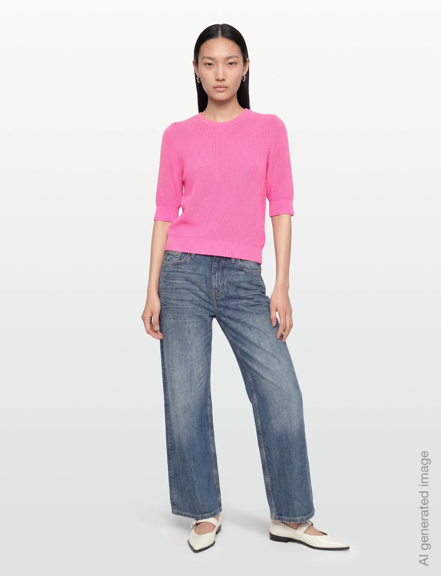 FREE/QUENT - FQCLARRY-PULLOVER - striktrøjer - wild orchid - 0