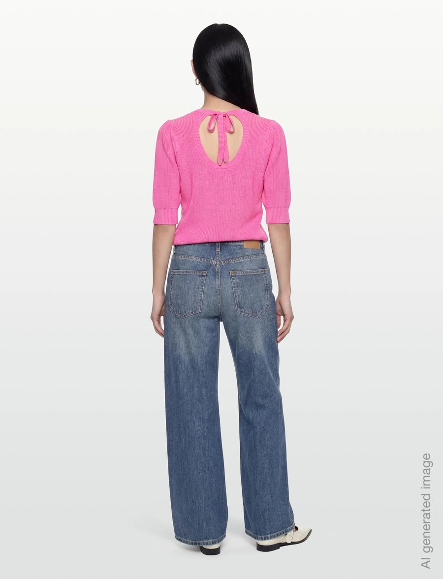 FREE/QUENT - FQCLARRY-PULLOVER - striktrøjer - wild orchid - 4