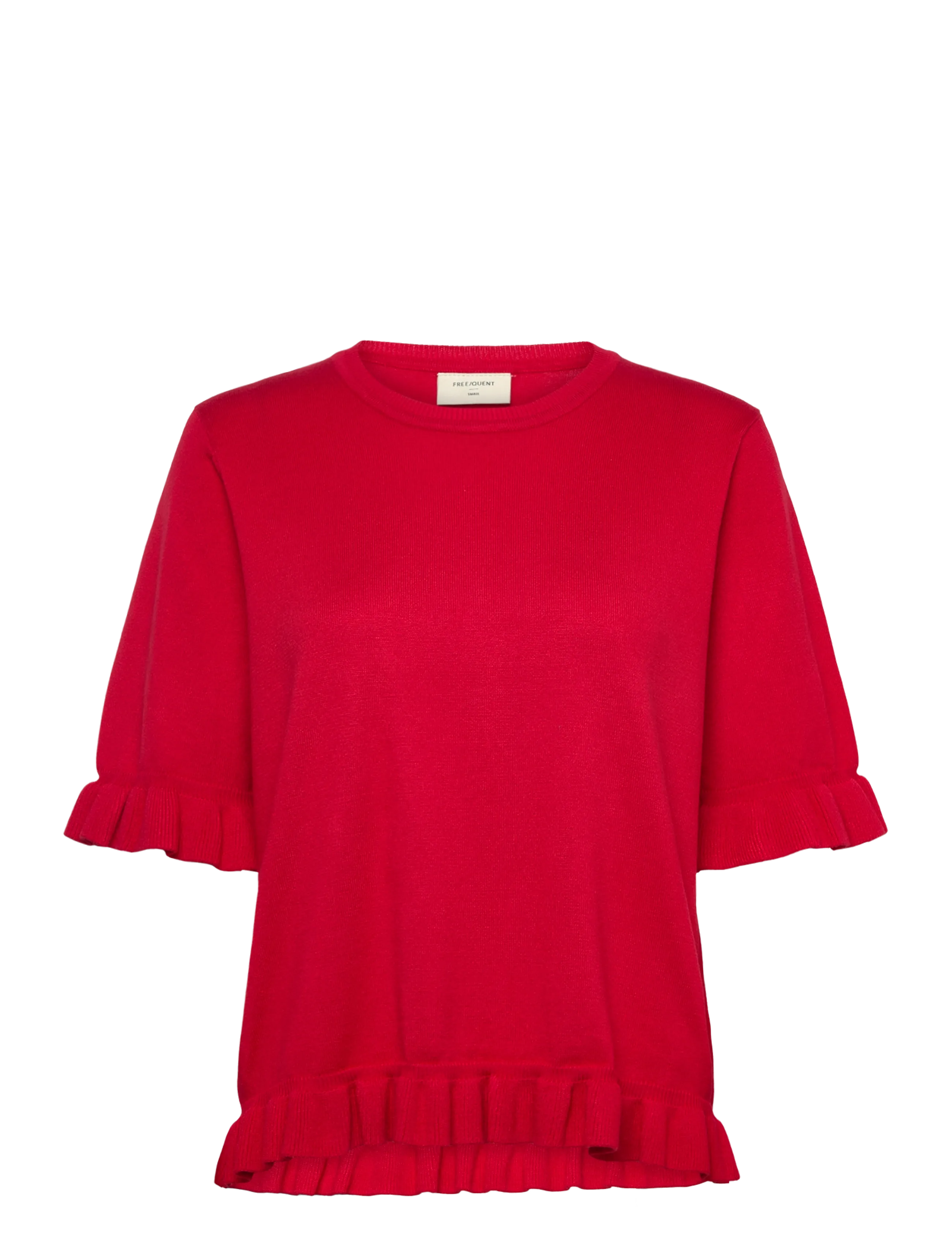 FREE/QUENT FQKATIE-PULLOVER - Strik - TRUE RED / red