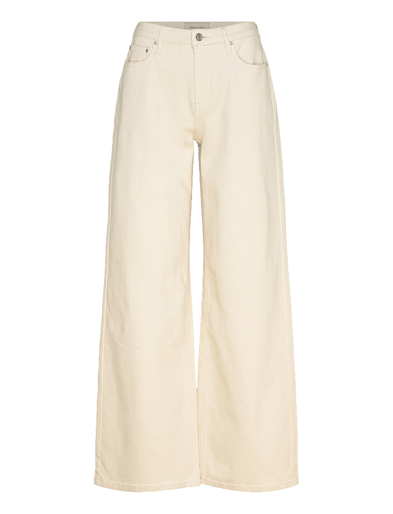 FREE/QUENT - FQNANNA-JEANS - hosen mit weitem bein - moonbeam - 1