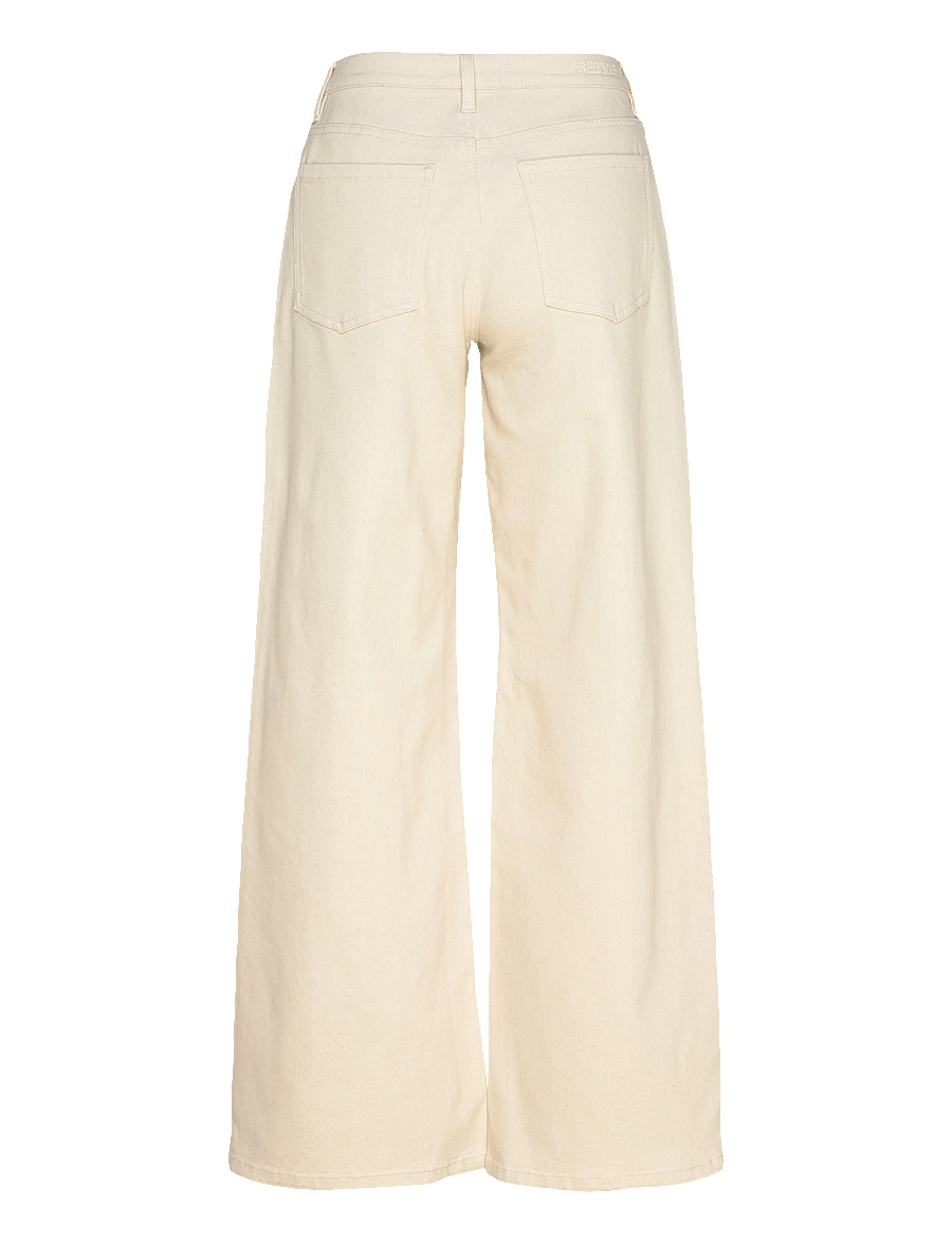 FREE/QUENT - FQNANNA-JEANS - hosen mit weitem bein - moonbeam - 2