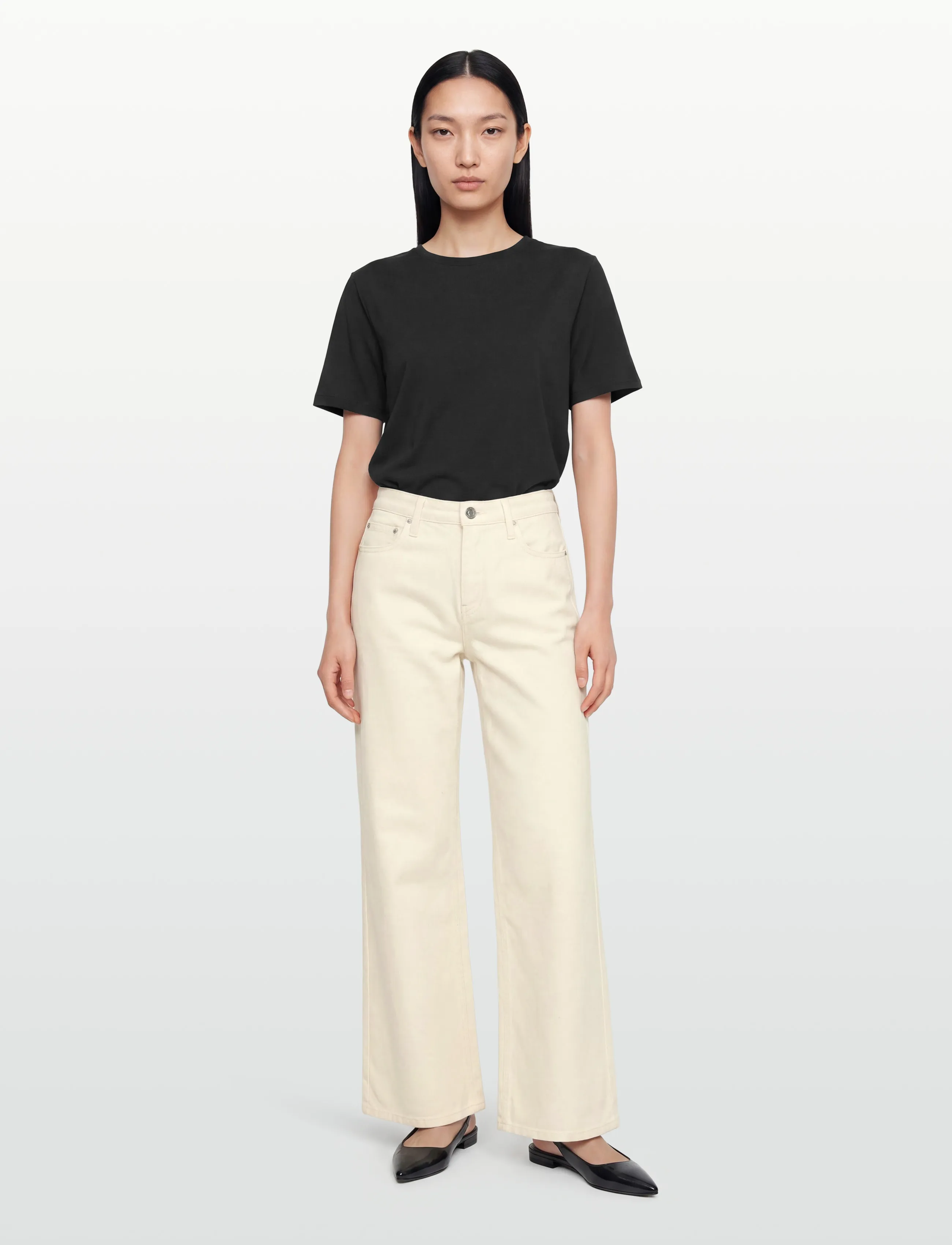 FREE/QUENT FQNANNA-JEANS - Kampagne - MOONBEAM / cream