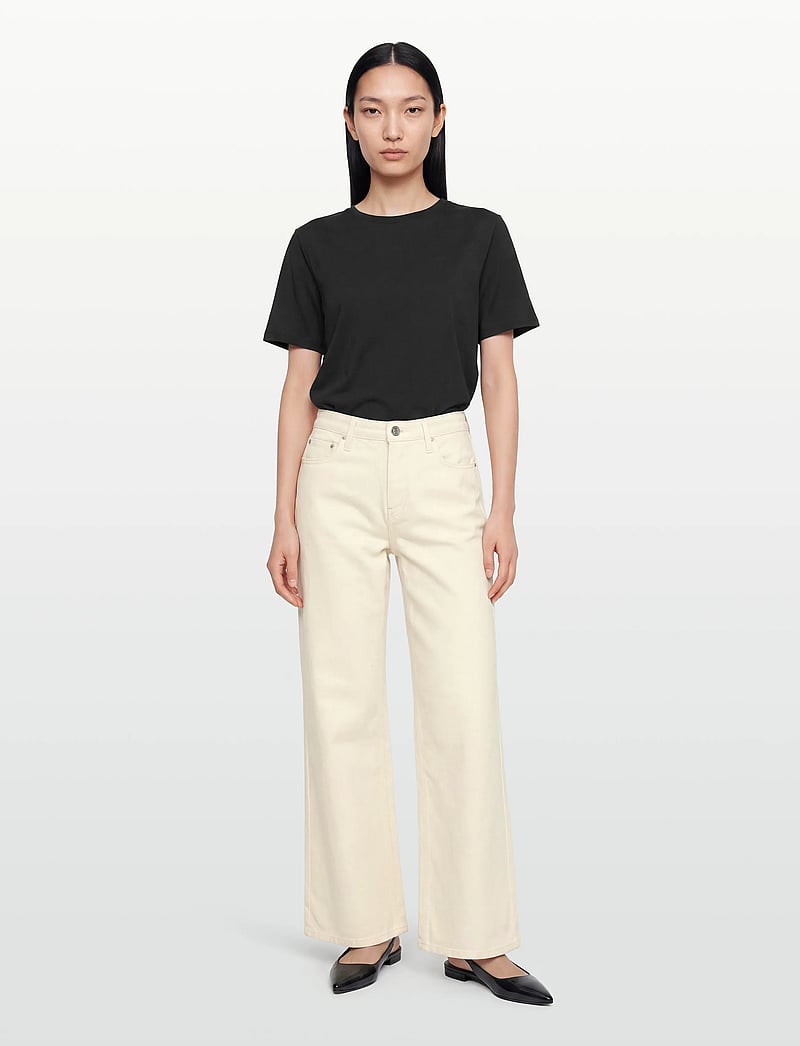 FREE/QUENT - FQNANNA-JEANS - hosen mit weitem bein - moonbeam - 0