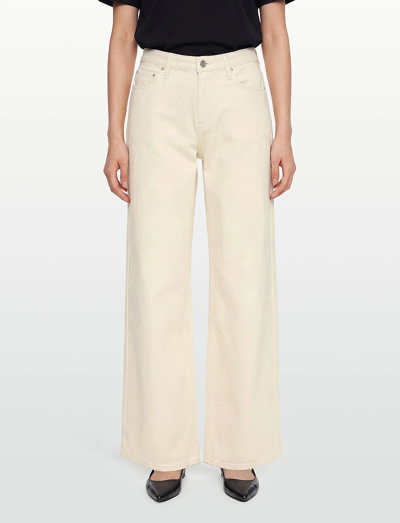FREE/QUENT - FQNANNA-JEANS - hosen mit weitem bein - moonbeam - 3