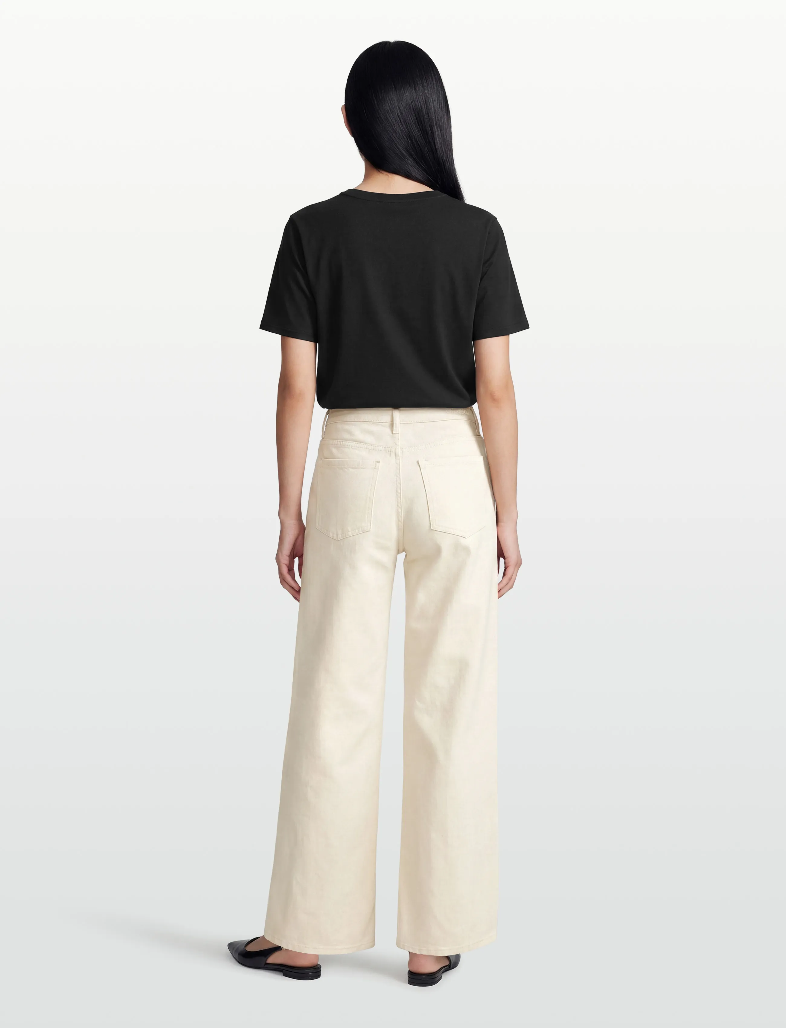 FREE/QUENT - FQNANNA-JEANS - hosen mit weitem bein - moonbeam - 4