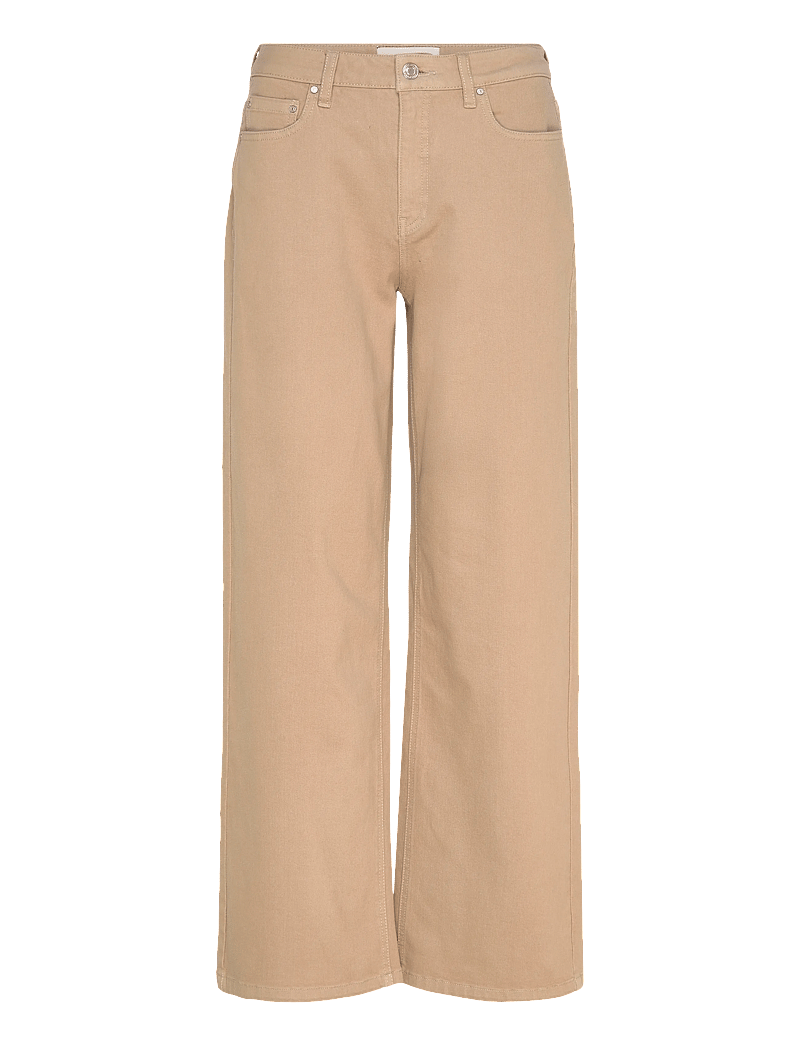 FREE/QUENT - FQNANNA-JEANS - hosen mit weitem bein - silver mink - 1