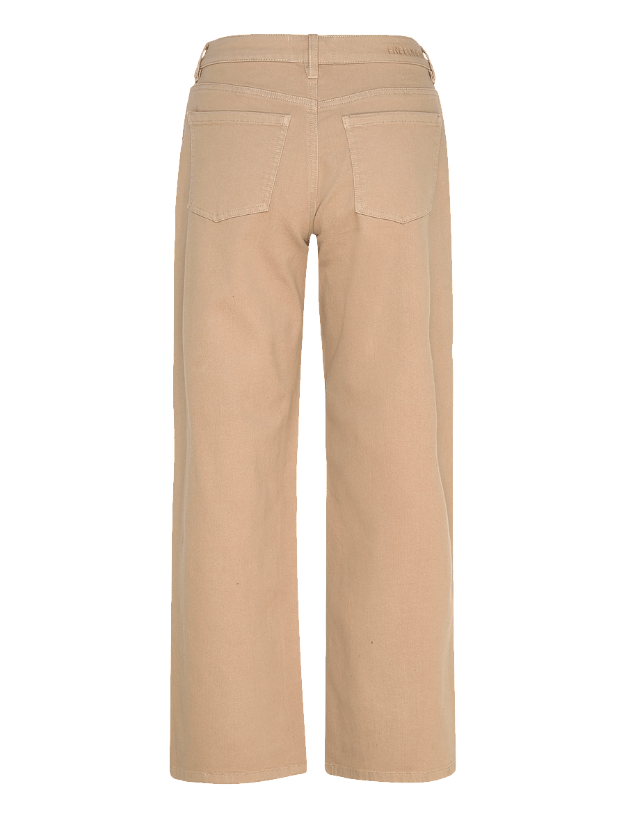 FREE/QUENT - FQNANNA-JEANS - hosen mit weitem bein - silver mink - 2