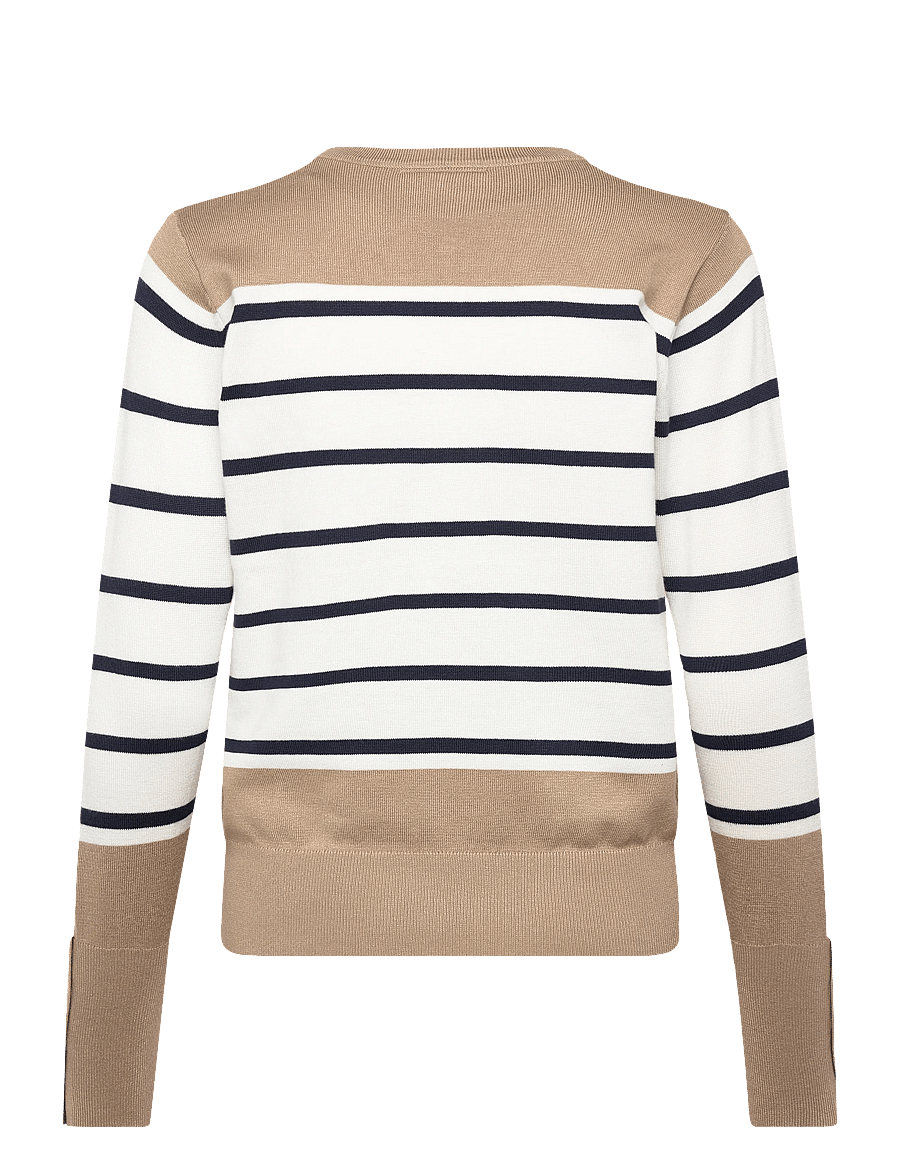 FREE/QUENT - FQKATIE-PULLOVER - pullover - silver mink w. star off-white - 2