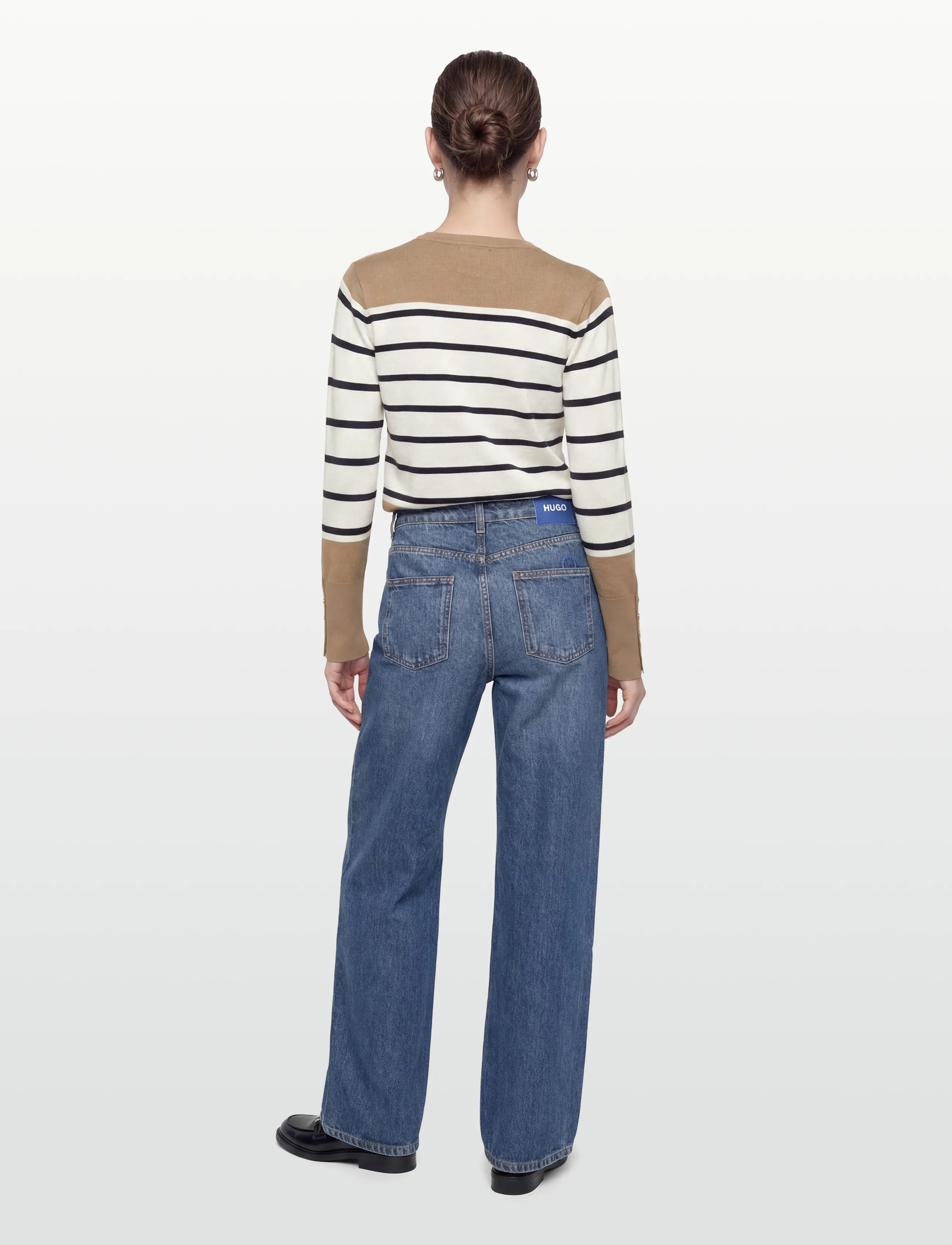 FREE/QUENT - FQKATIE-PULLOVER - pullover - silver mink w. star off-white - 4