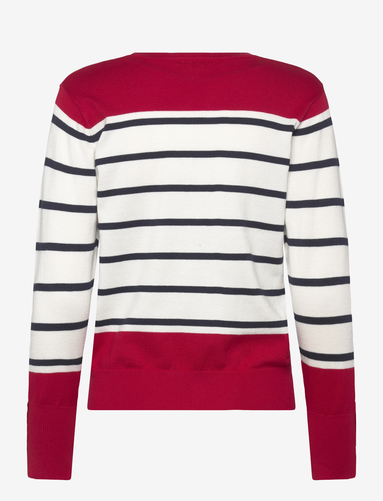FREE/QUENT - FQKATIE-PULLOVER - džemprid - true red w. star off-white - 1