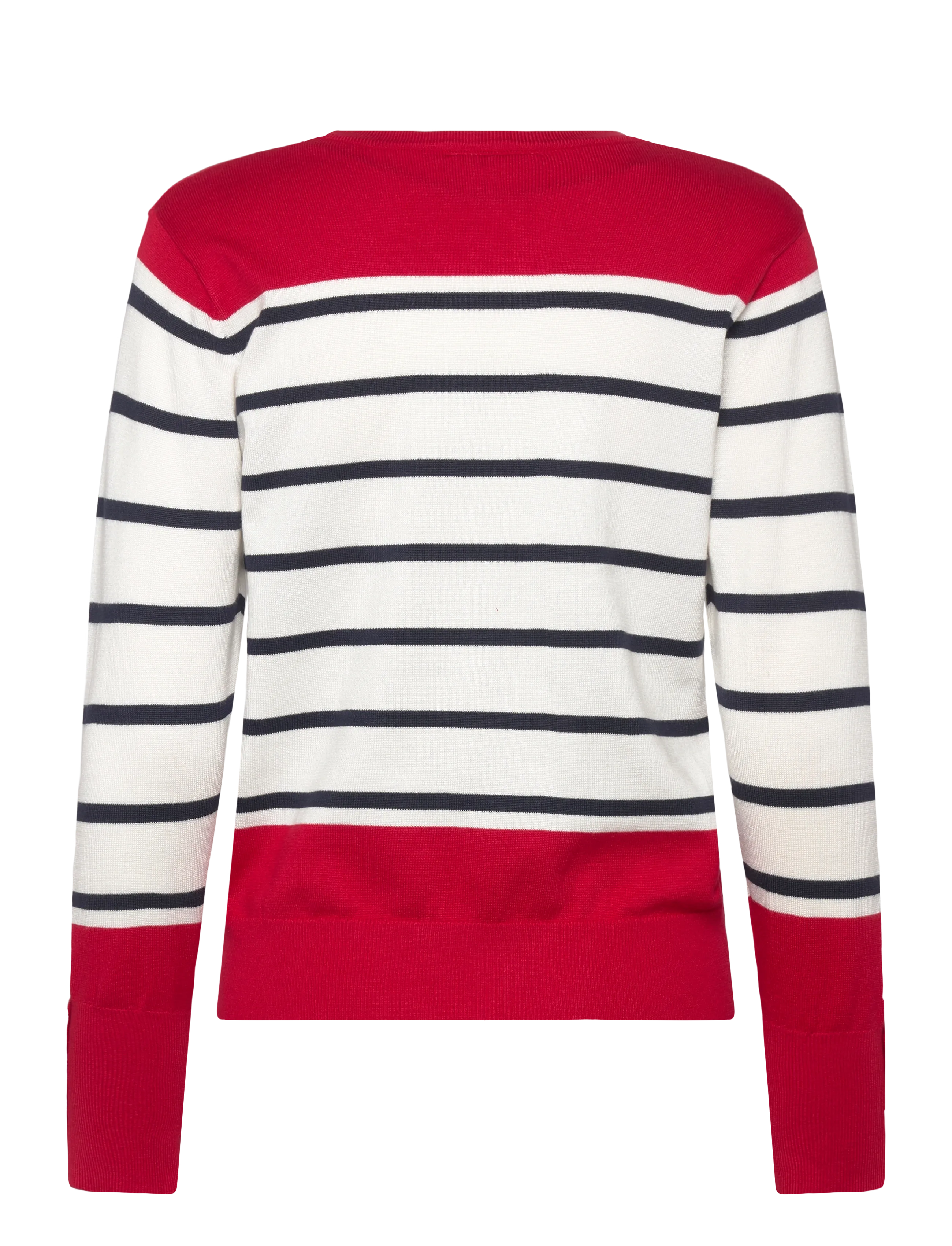 FREE/QUENT - FQKATIE-PULLOVER - džemprid - true red w. star off-white - 1
