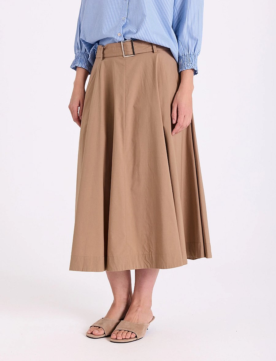FREE/QUENT - FQERICA-SKIRT - midi nederdele - silver mink - 3