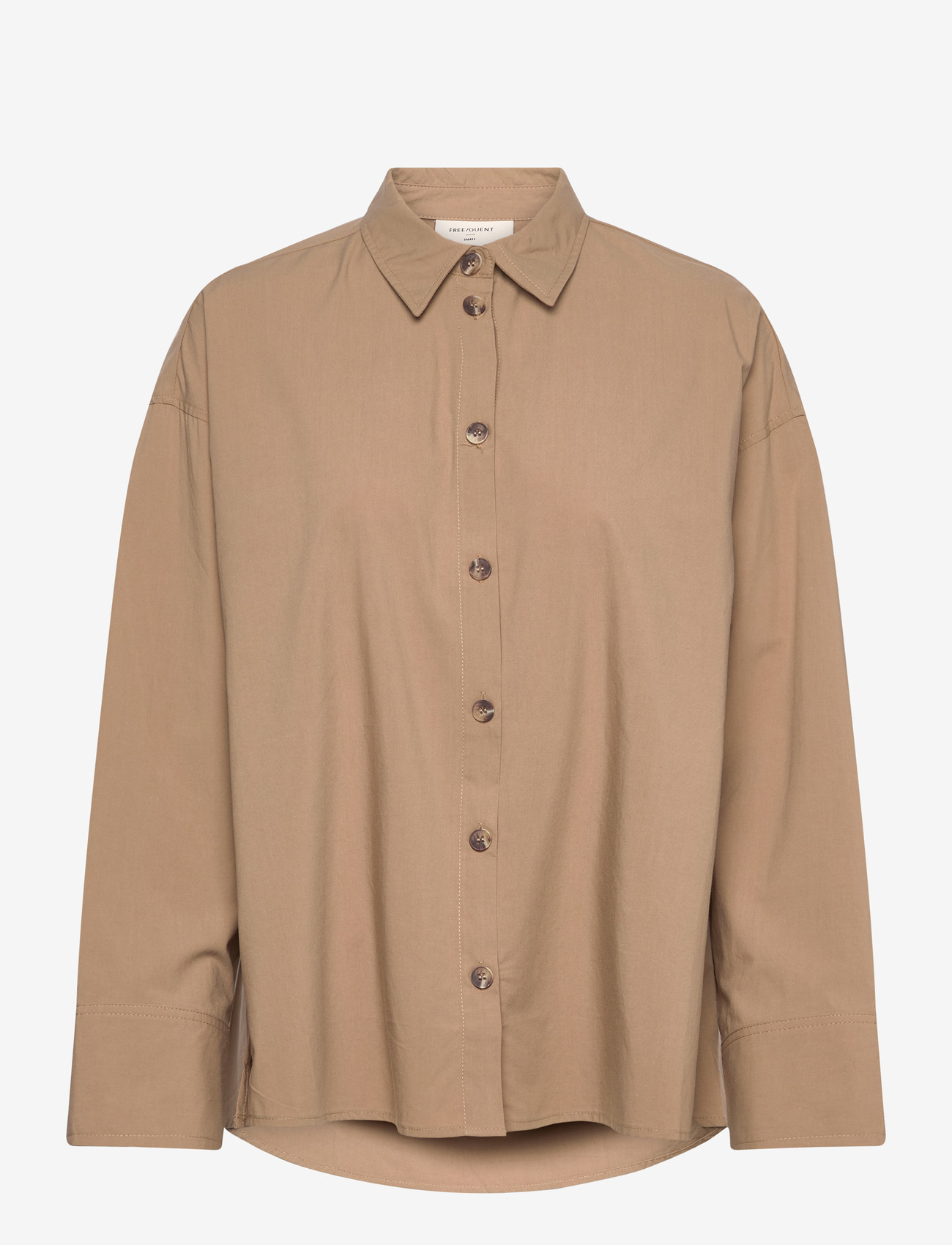 FREE/QUENT - FQERICA-SHIRT - langærmede skjorter - silver mink - 1