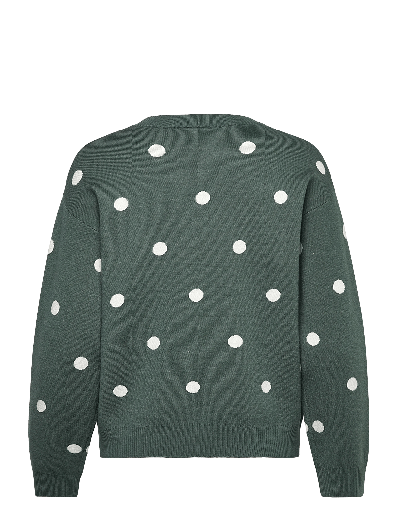 FREE/QUENT - FQFLOW-PULLOVER - pullover - dark forest w. star off-white - 2