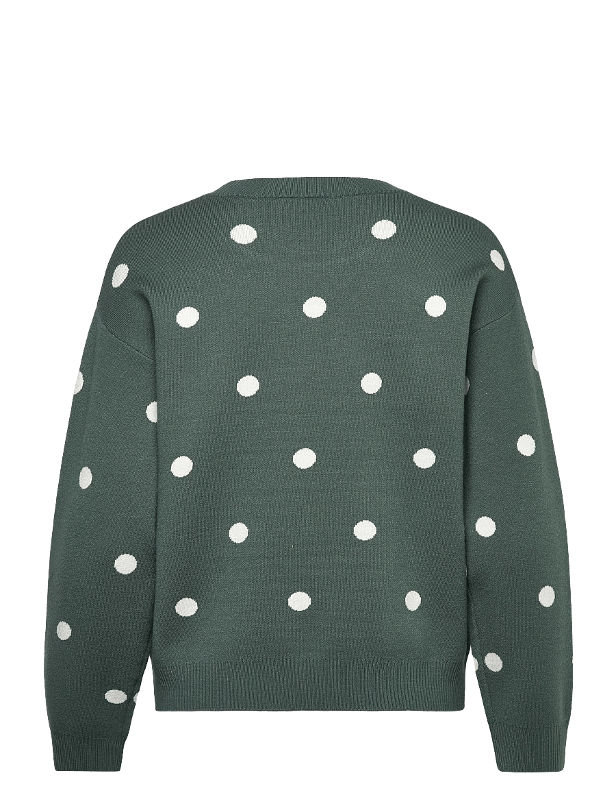 FREE/QUENT - FQFLOW-PULLOVER - pullover - dark forest w. star off-white - 2