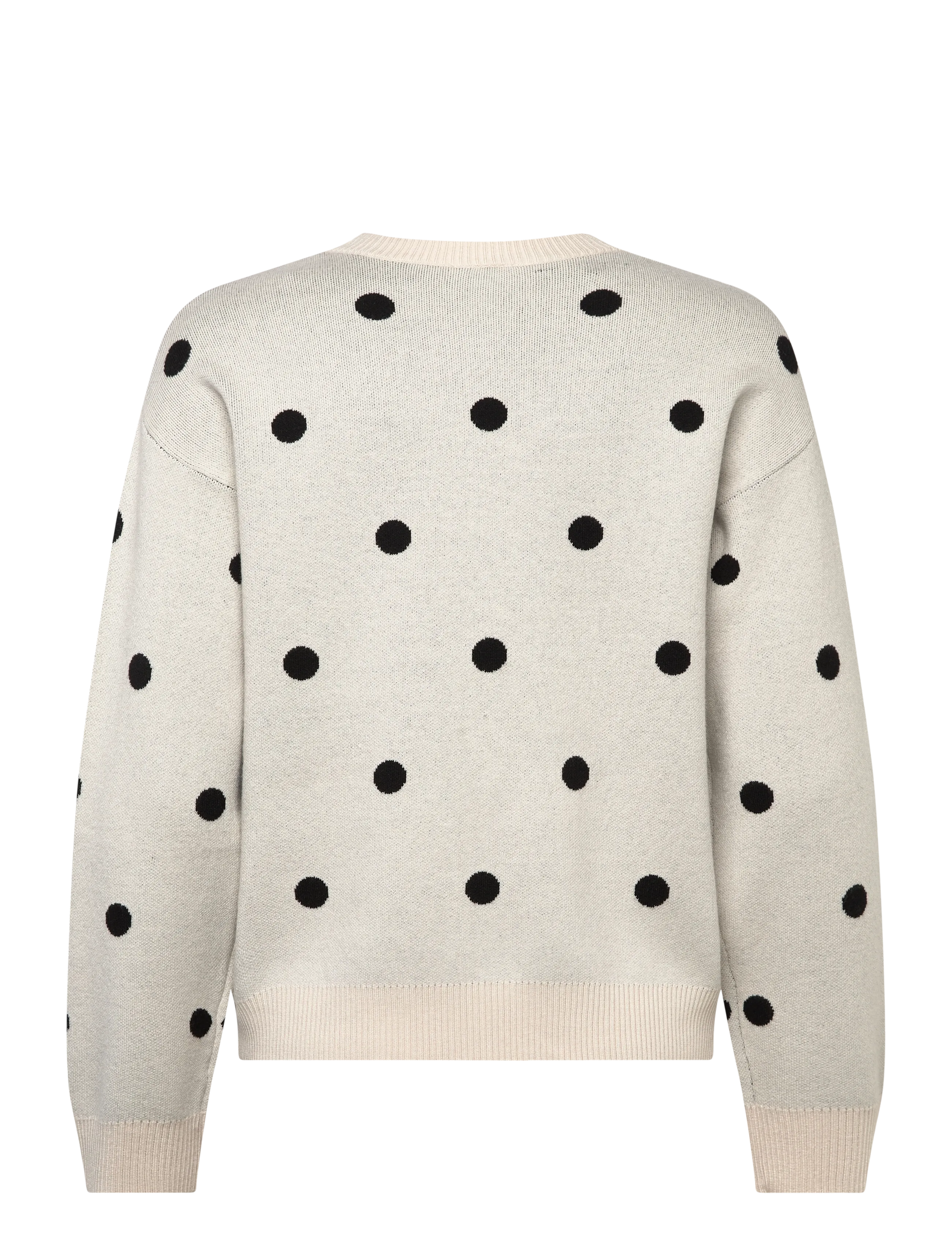 FREE/QUENT - FQFLOW-PULLOVER - pullover - moonbeam w. black - 2