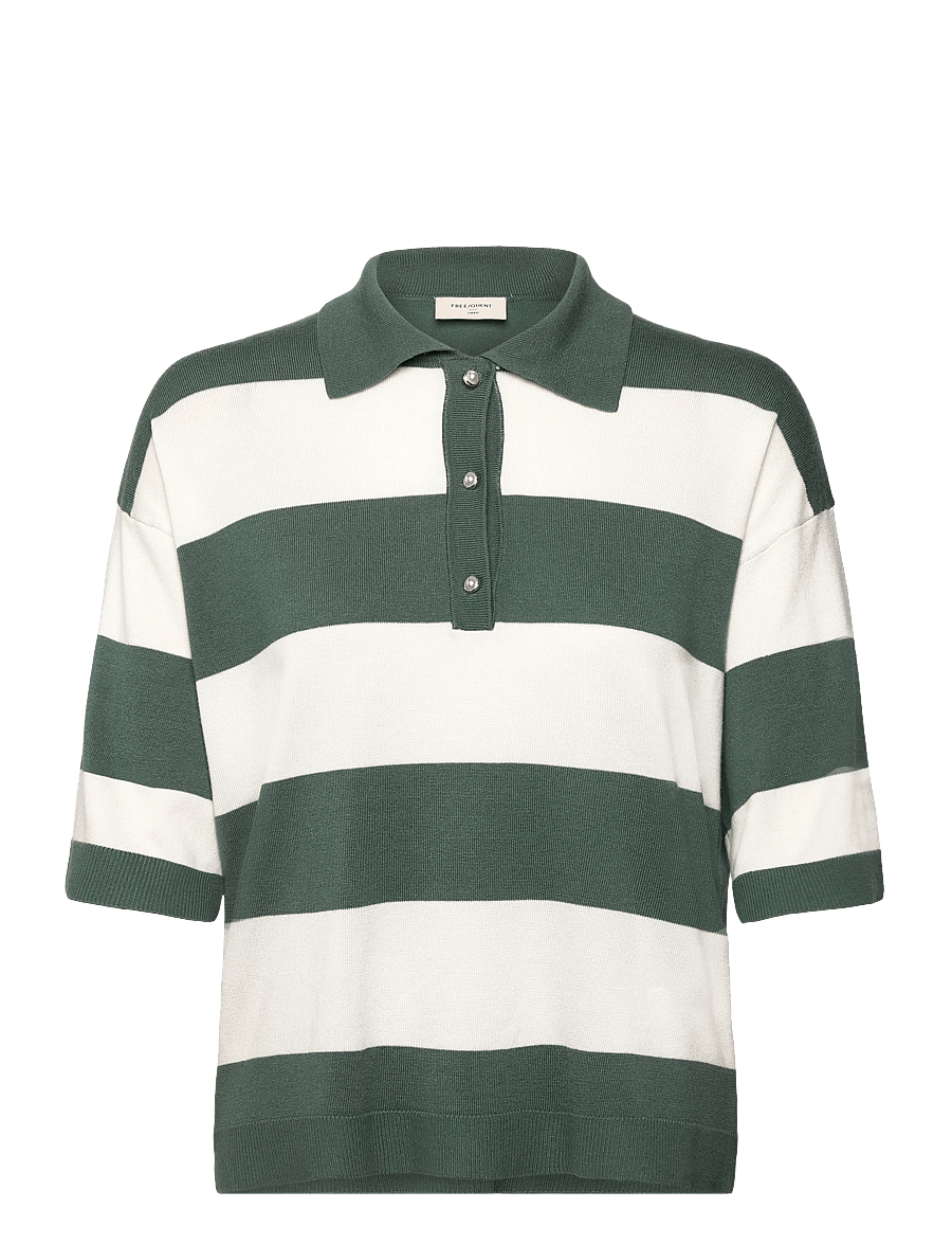 FREE/QUENT - FQCONNY-PULLOVER - pullover - dark forest w. star off-white - 1